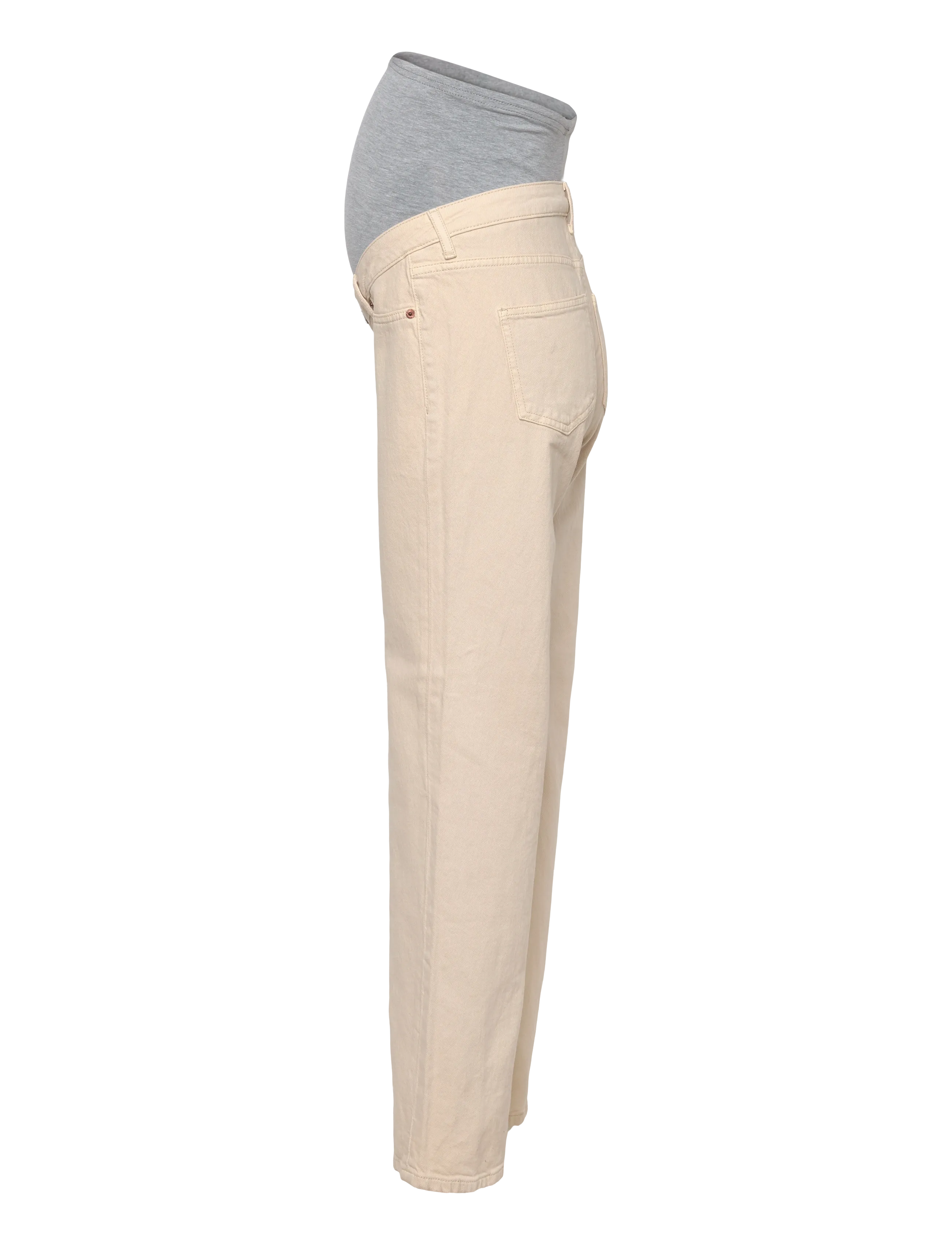 Vero Moda Maternity - VMMTESSA WIDE JEANS ECRU - ecru - 3