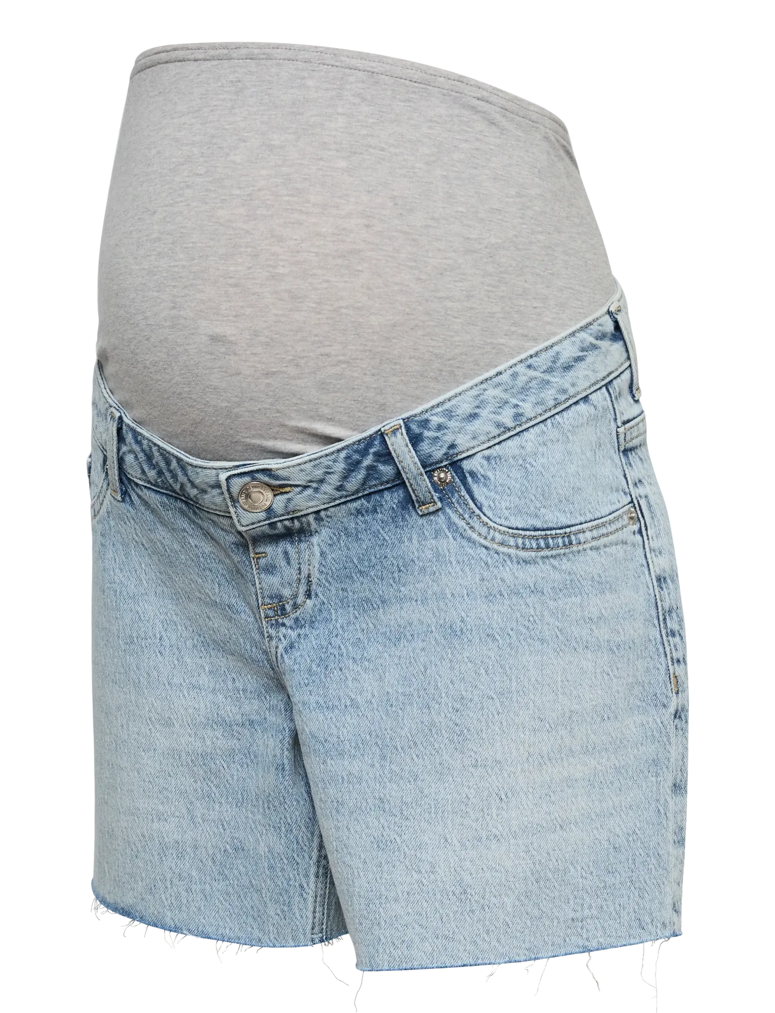 Vero Moda Maternity - VMMTESS SHORT DNM SHORTS MIX GA NOOS - hosen - light blue denim - 0