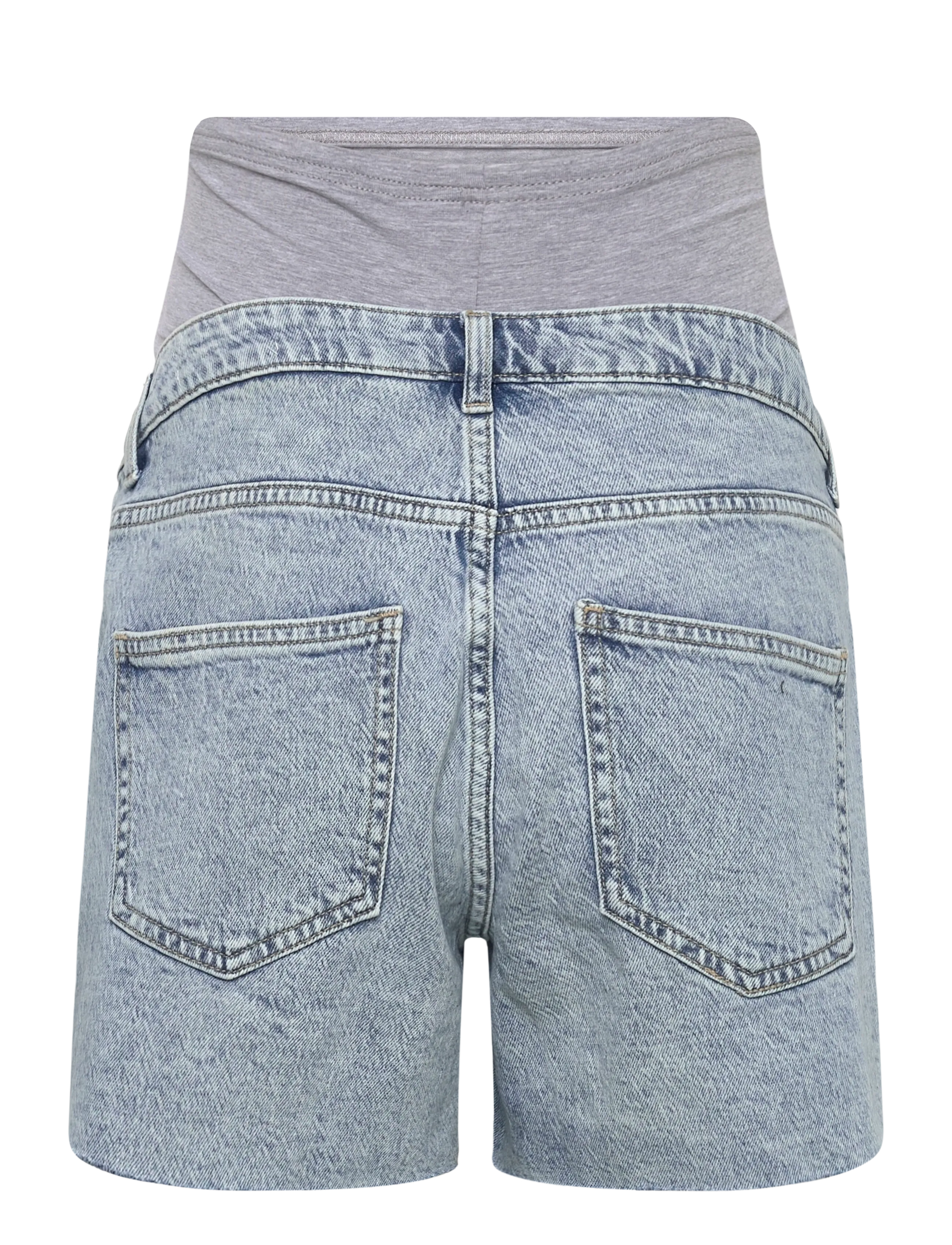 Vero Moda Maternity - VMMTESS SHORT DNM SHORTS MIX GA NOOS - hosen - light blue denim - 3