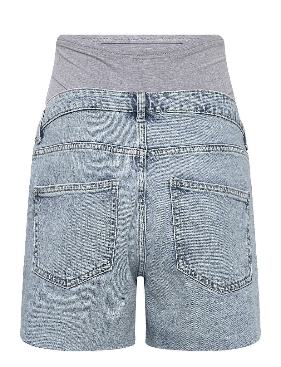 Vero Moda Maternity - VMMTESS SHORT DNM SHORTS MIX GA - hosen - light blue denim - 3
