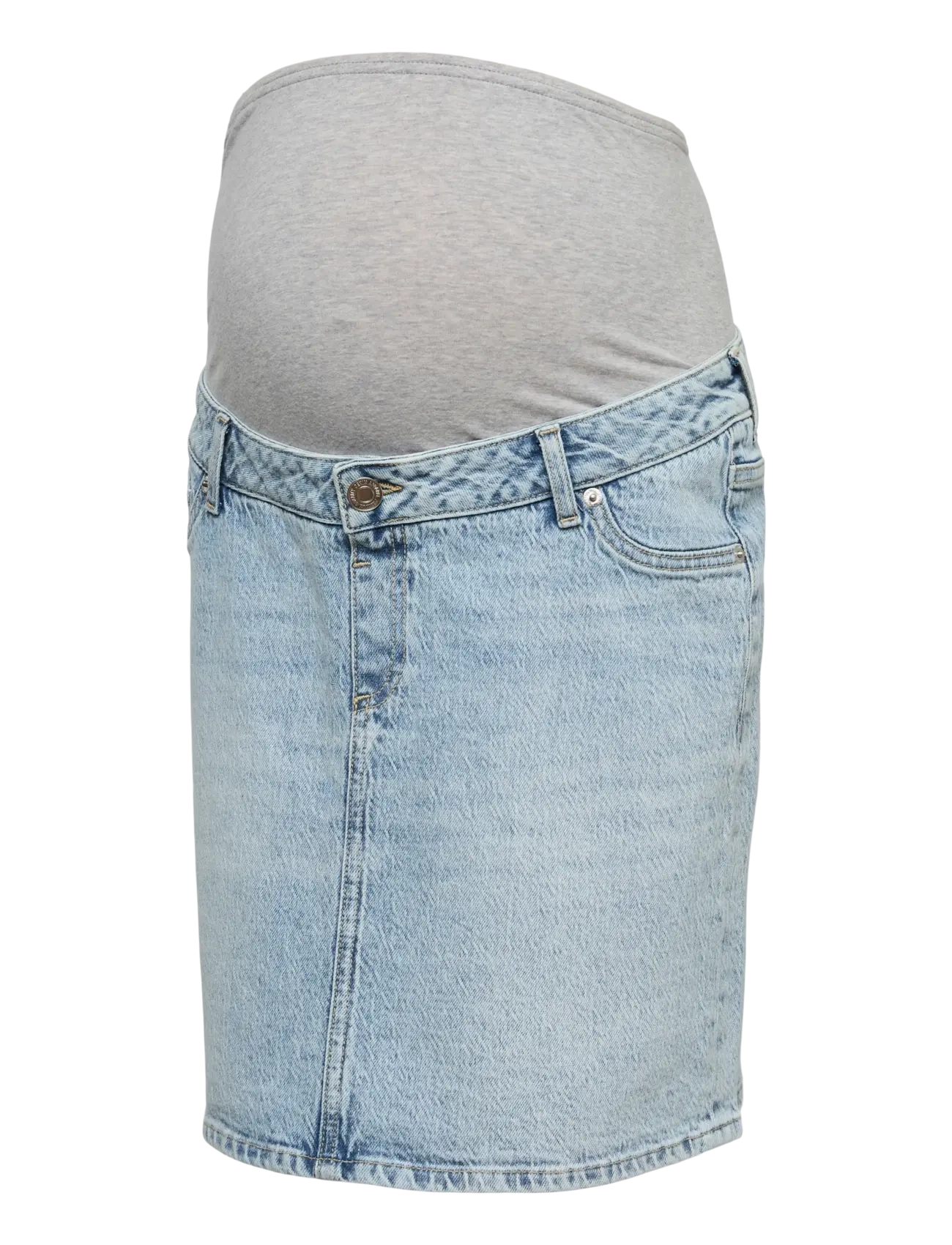 Vero Moda Maternity VMMTESSA SHORT DNM SKIRT MIX GA NOOS - Fyrir mömmu - LIGHT BLUE DENIM / blue