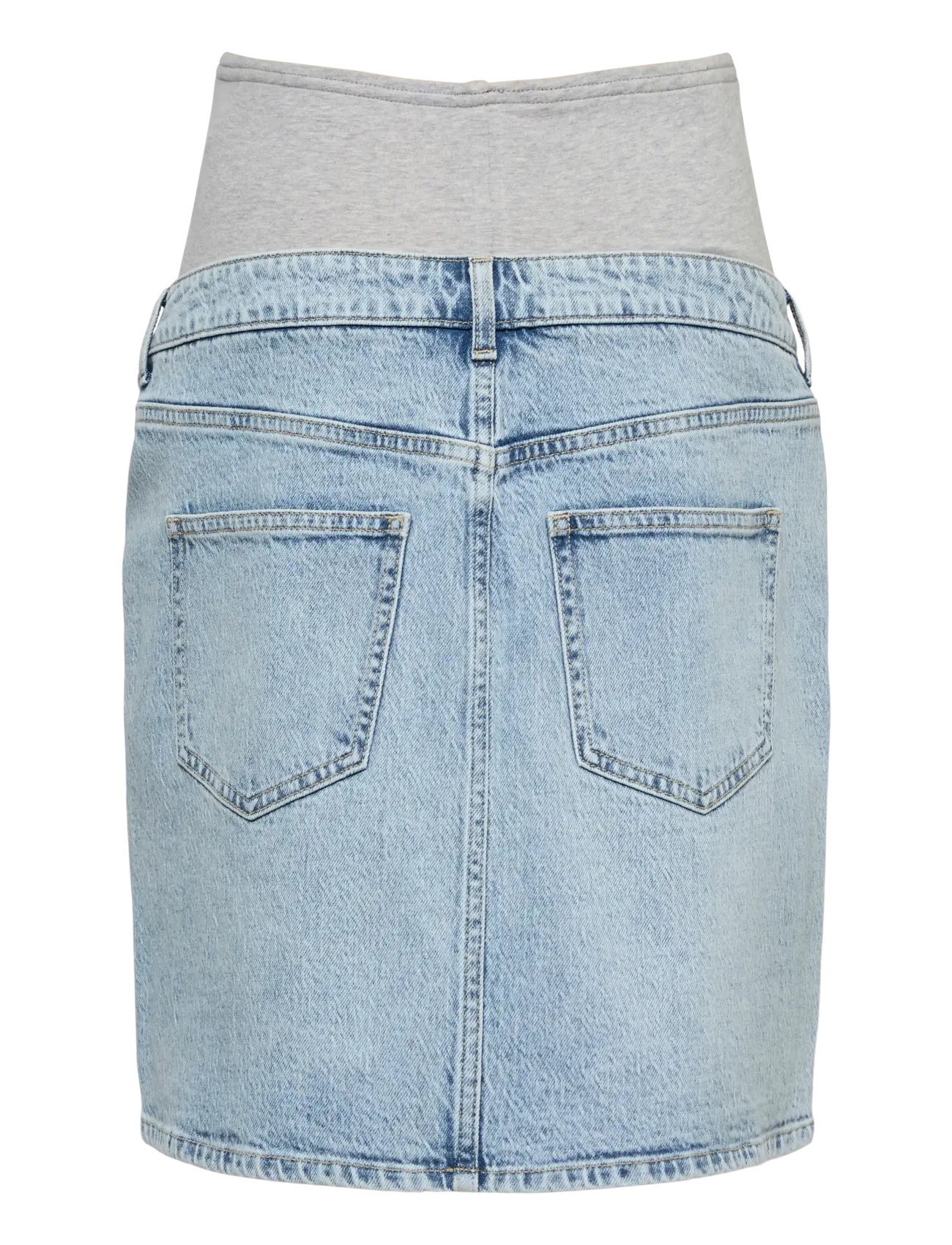 Vero Moda Maternity - VMMTESSA SHORT DNM SKIRT MIX GA NOOS - bas - light blue denim - 1