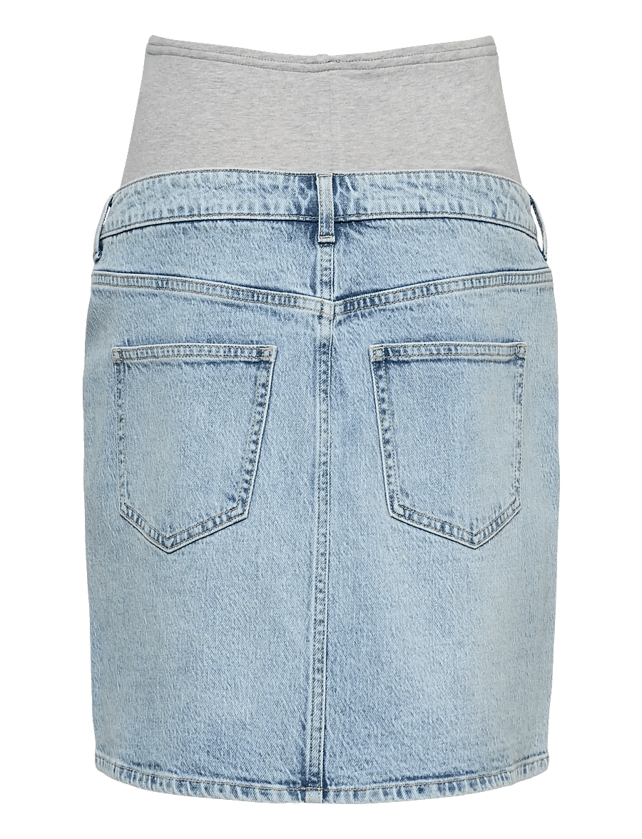 Vero Moda Maternity - VMMTESSA SHORT DNM SKIRT MIX GA NOOS - bas - light blue denim - 1