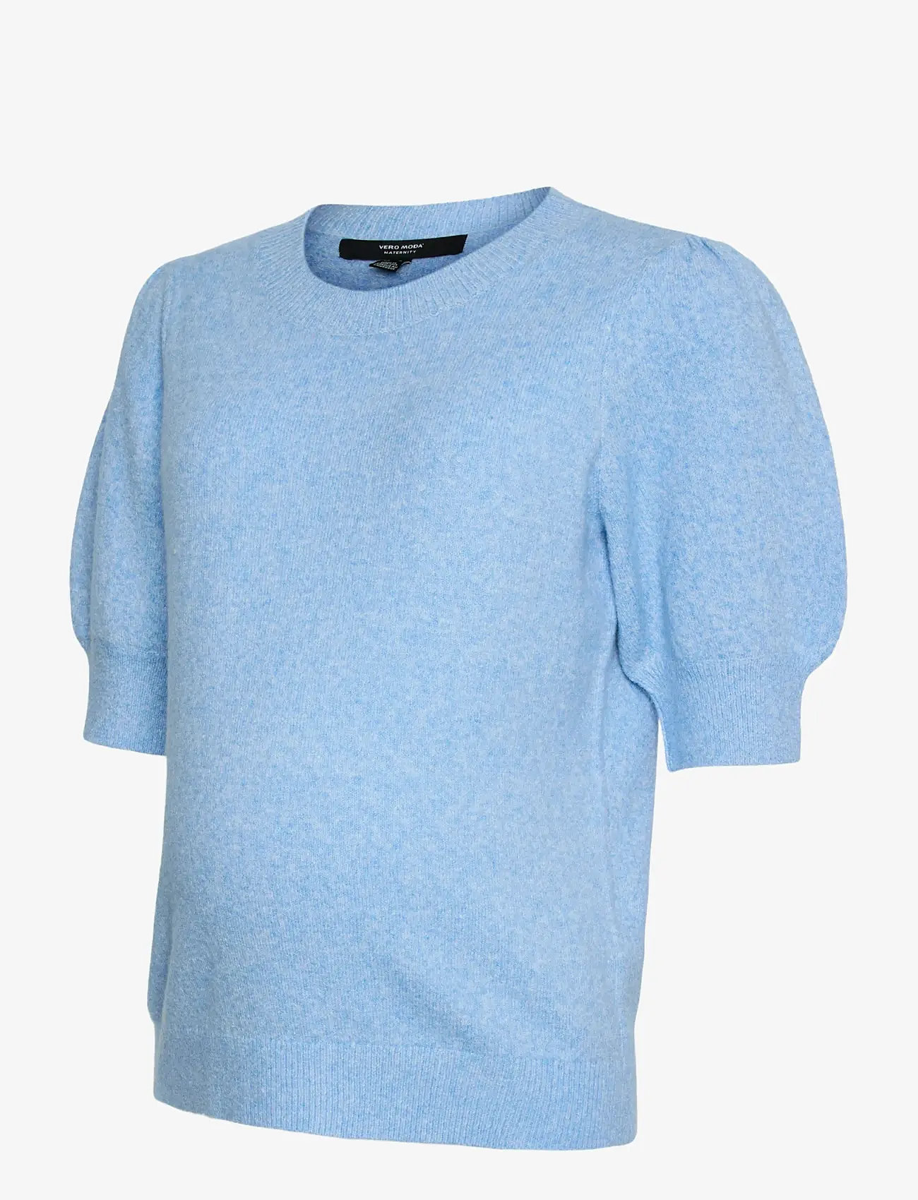 Vero Moda Maternity - VMMDOFFY 2/4 O-NECK PULLOVER GA - overdele - little boy blue - 1