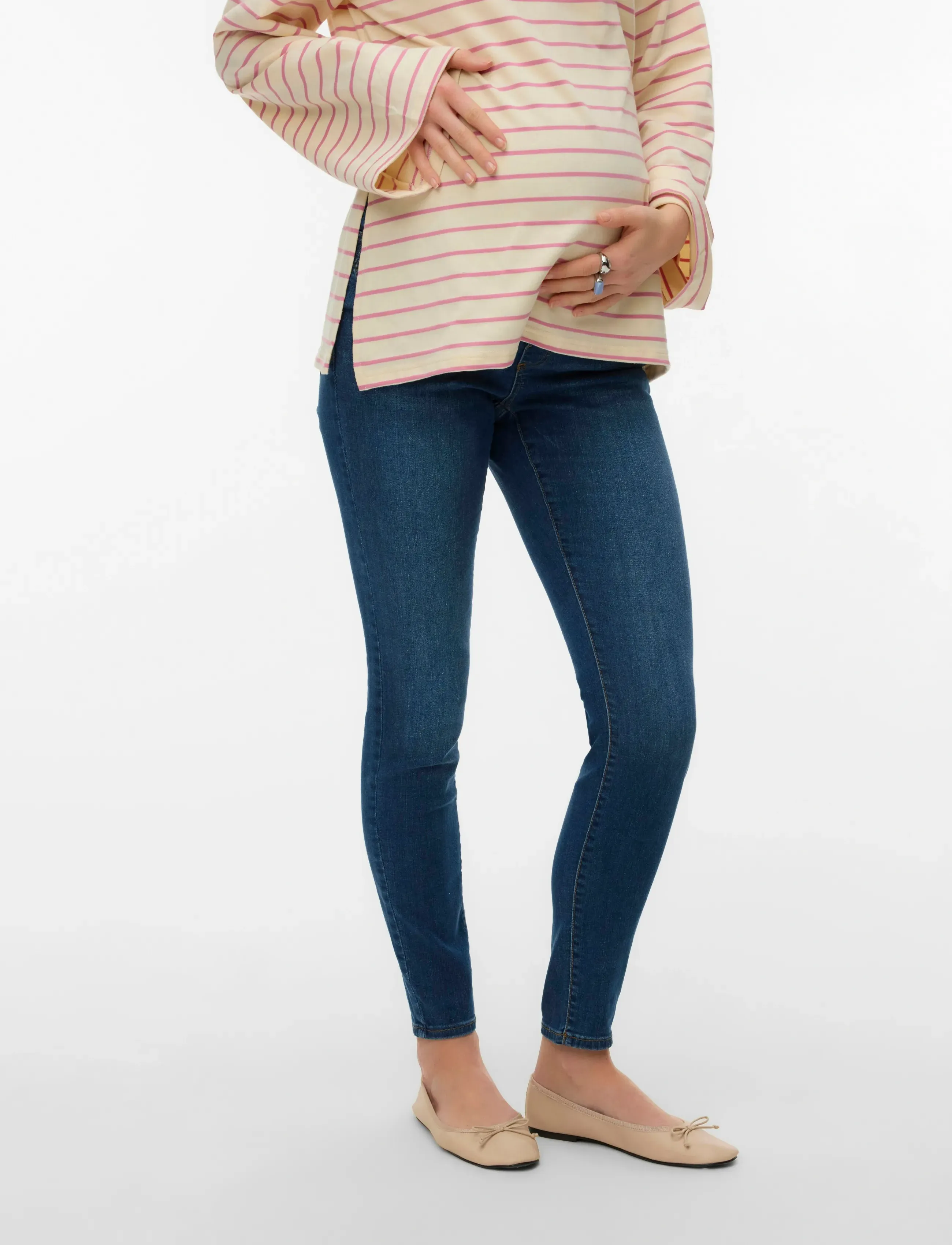 Vero Moda Maternity VMMSOPHIA SKINNY JEANS MD BL - Skinny Jeans - MEDIUM BLUE DENIM / blue