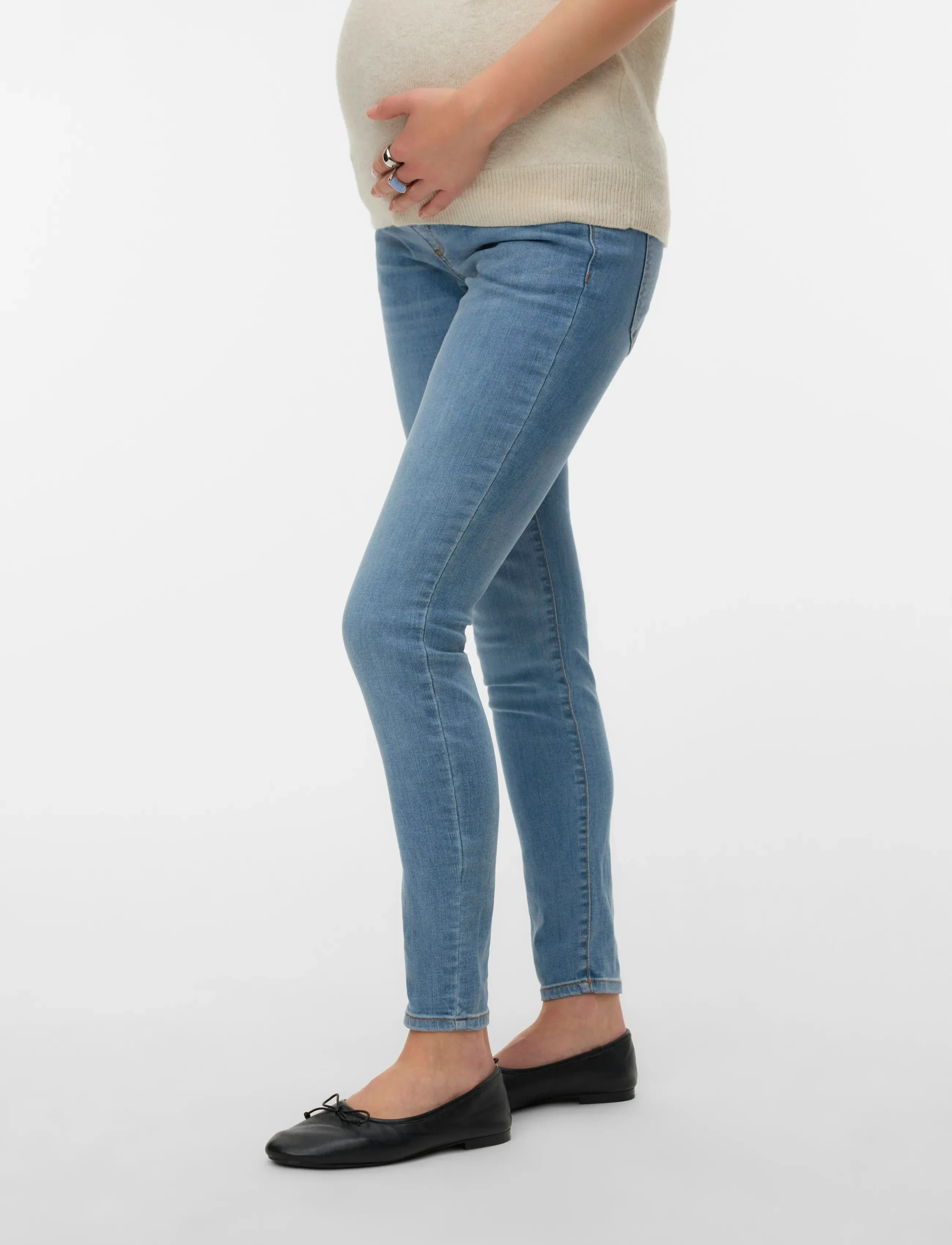 Vero Moda Maternity VMMSOPHIA SKINNY JEANS LT BL - hosen - light blue denim - Umstandsmode - LIGHT BLUE DENIM / blue