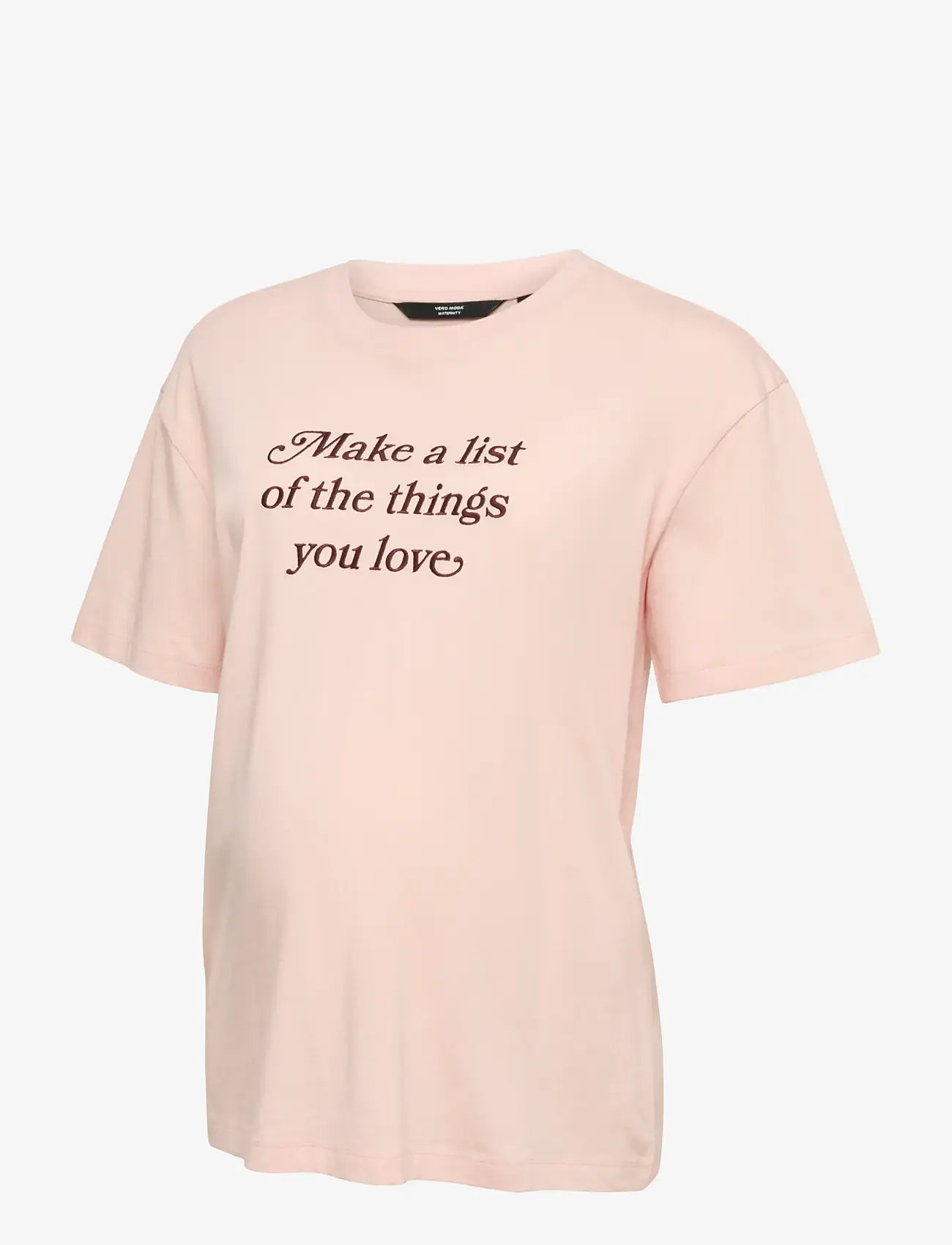 Vero Moda Maternity - VMMJOAN MIA SS TOP JRS - oberteile - pink-a-boo - 1