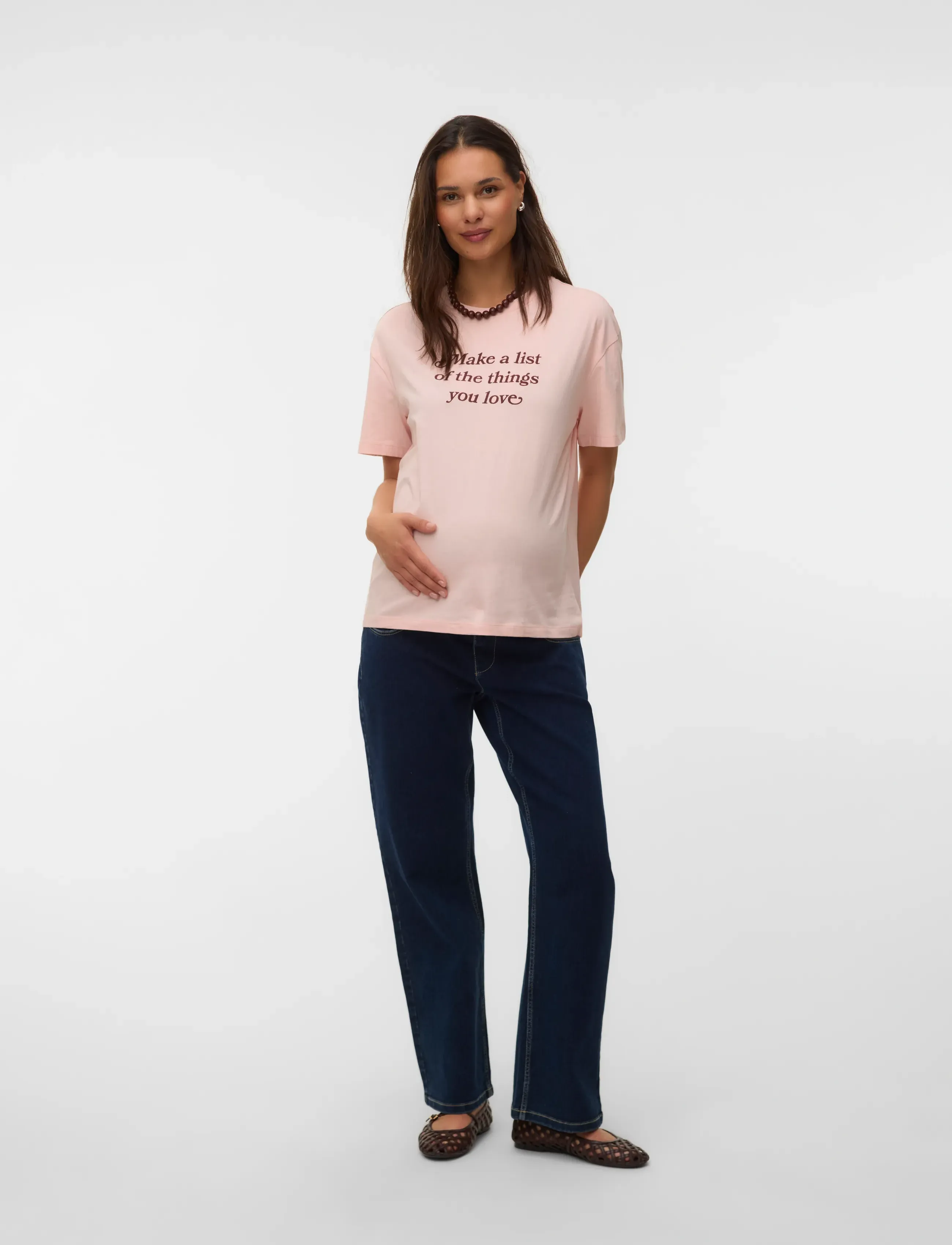 Vero Moda Maternity - VMMJOAN MIA SS TOP JRS - Överdelar - pink-a-boo - 3