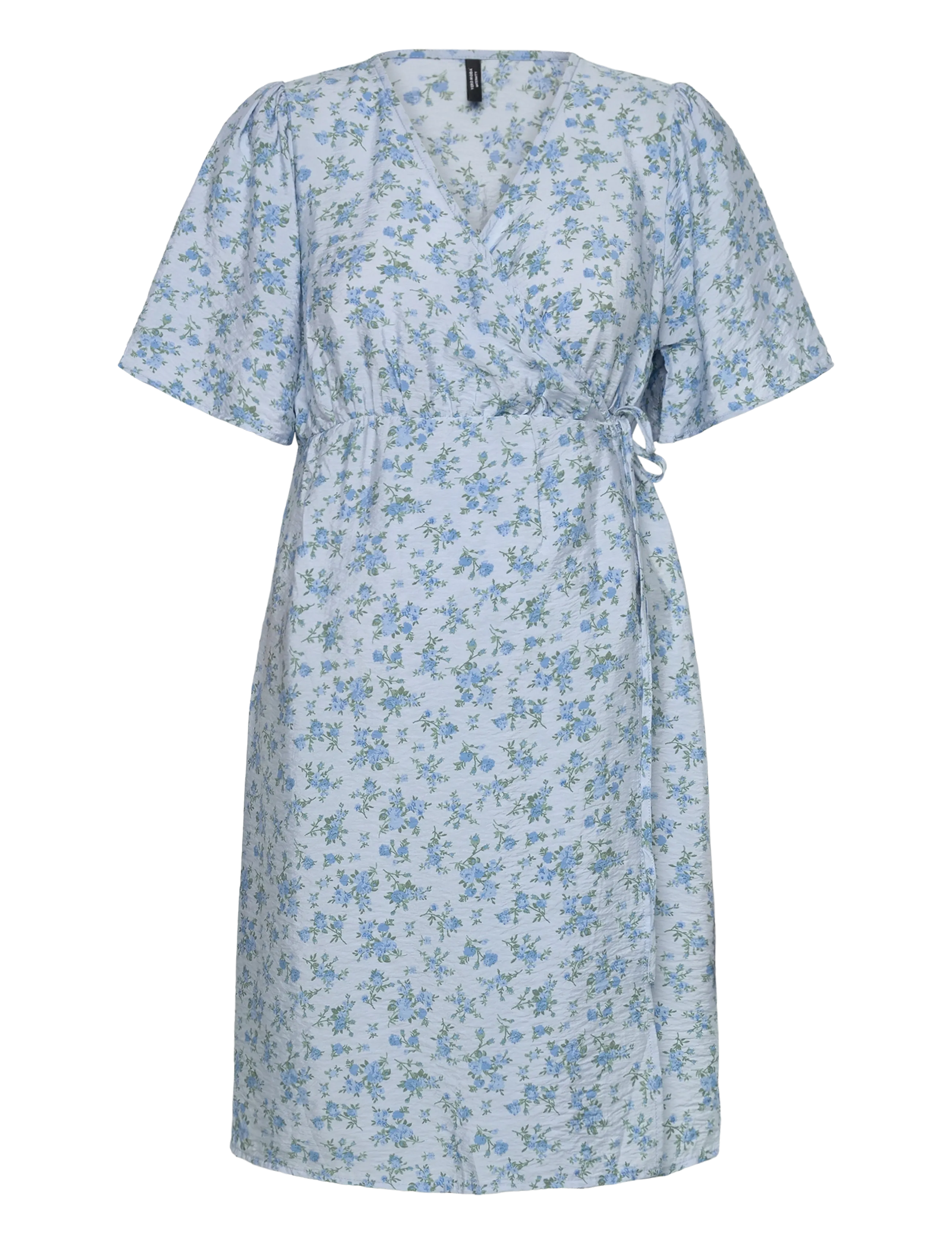 Vero Moda Maternity - VMMJOSIE SS WRAP ABK DRESS WVN GA - sommerschnäppchen - cashmere blue - 1
