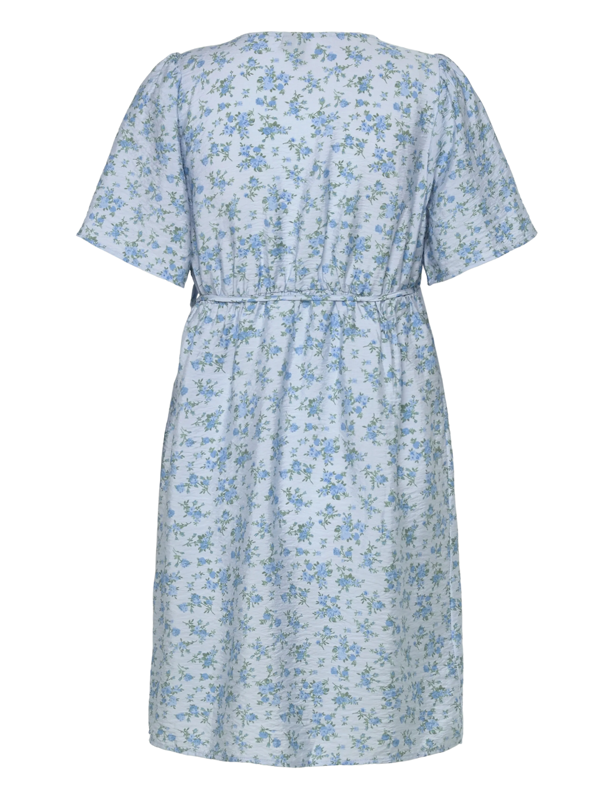 Vero Moda Maternity - VMMJOSIE SS WRAP ABK DRESS WVN GA - slå-om-kjoler - cashmere blue - 2