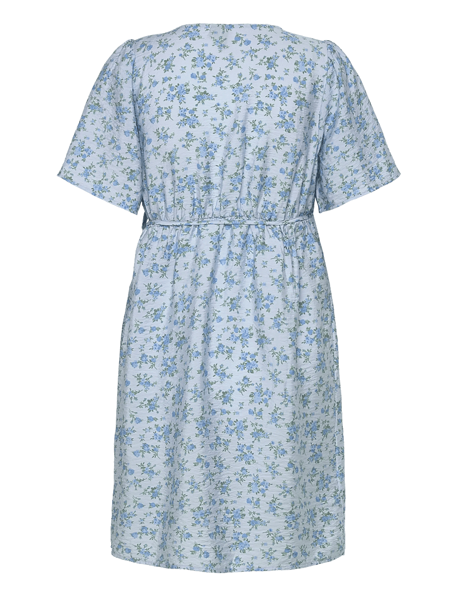 Vero Moda Maternity - VMMJOSIE SS WRAP ABK DRESS WVN GA - wickelkleider - cashmere blue - 2