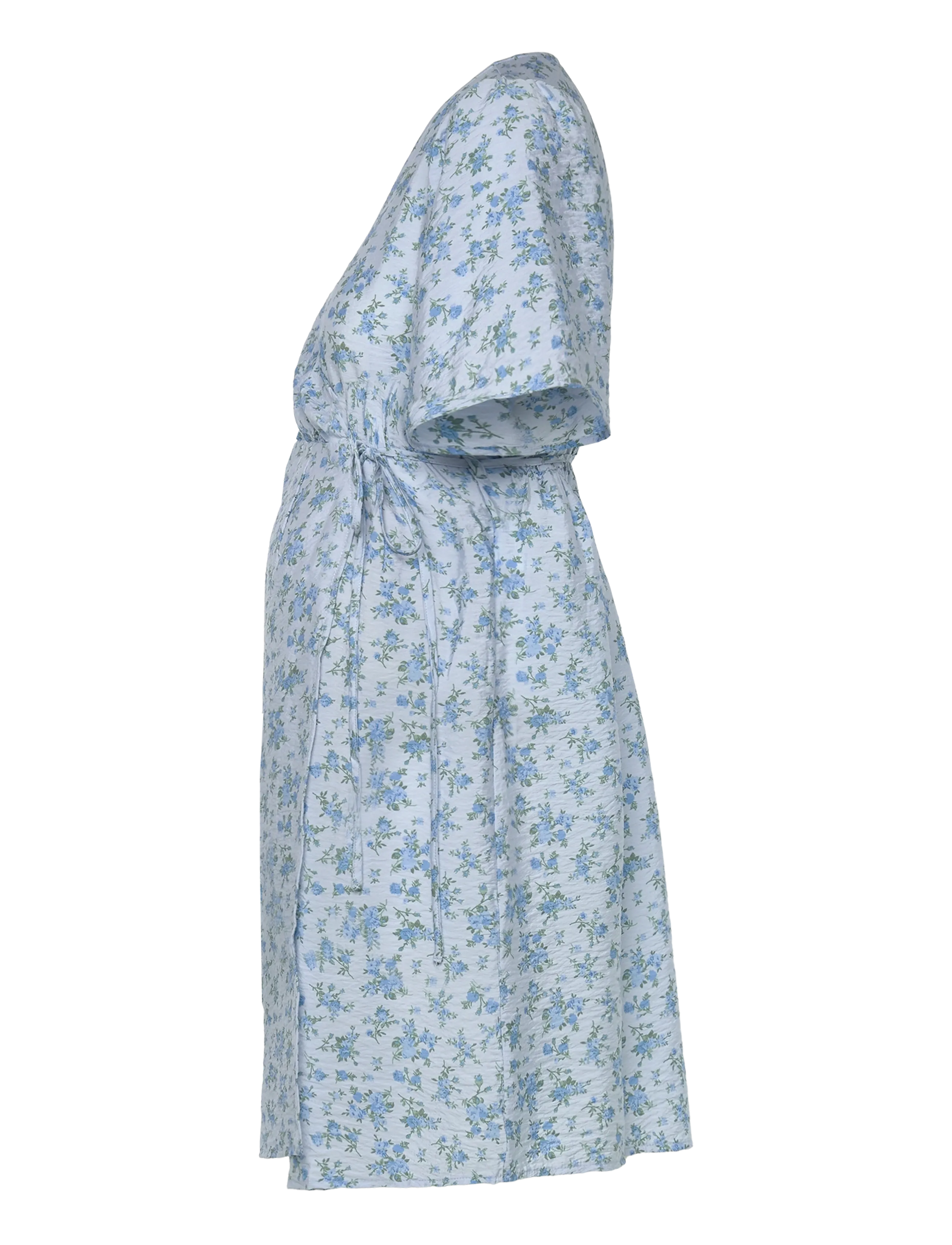 Vero Moda Maternity - VMMJOSIE SS WRAP ABK DRESS WVN GA - slå-om-kjoler - cashmere blue - 3