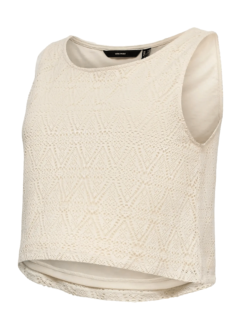 Vero Moda Maternity - VMMMAYA TANK SHORT TOP JRS - overdele - birch - 1