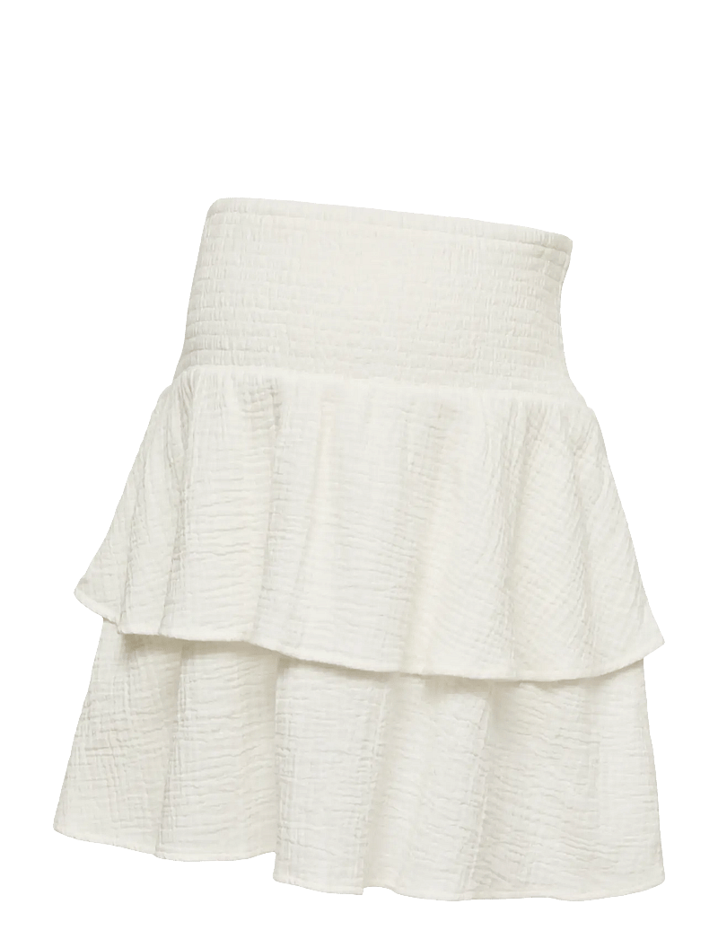 Vero Moda Maternity - VMMNATALI SMOCK SHORT SKIRT WVN - püksid - snow white - 0