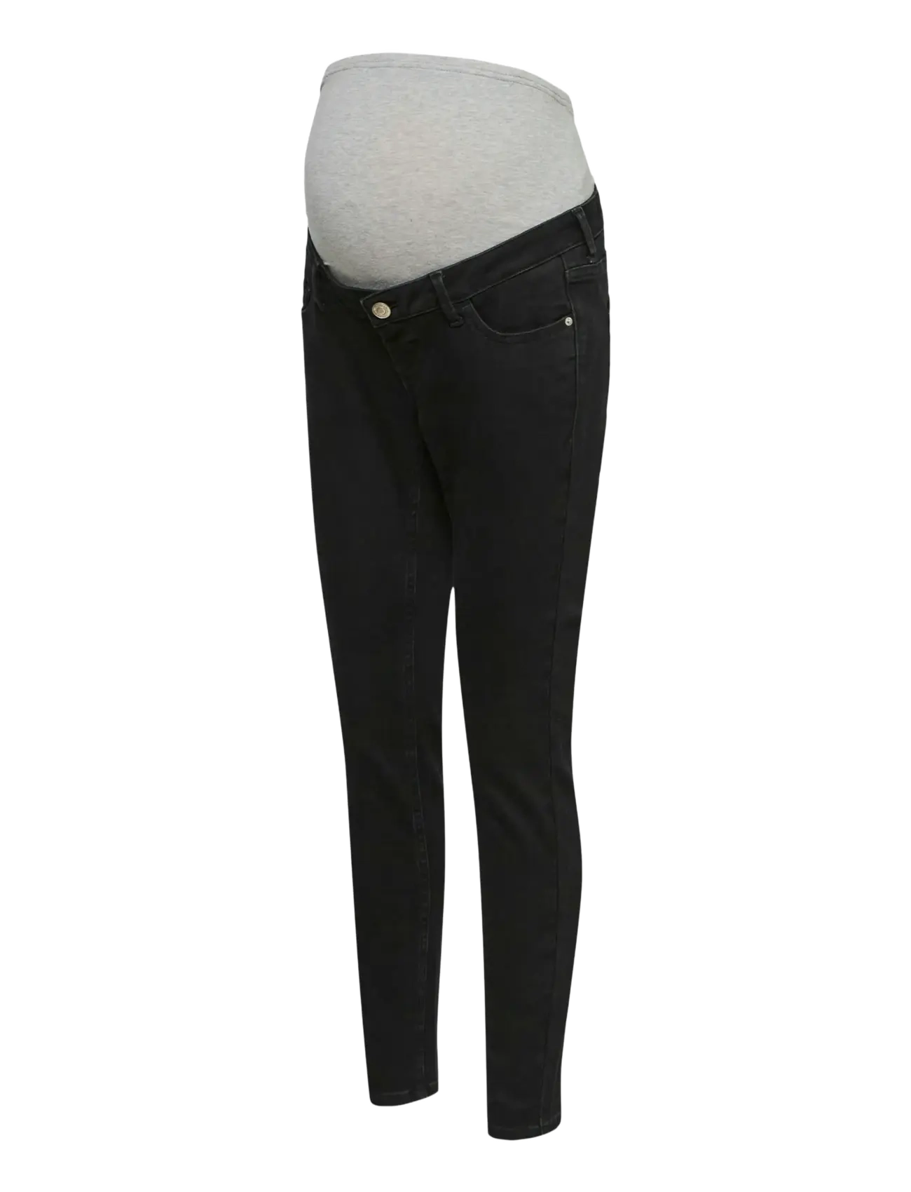 Vero Moda Maternity VMMPOLLY MR SKINNY JEANS RA135 - Ventetøj - BLACK / black