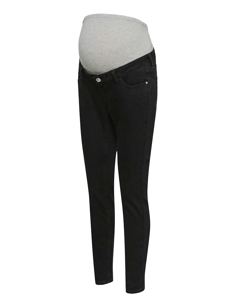 Vero Moda Maternity - VMMPOLLY MR SKINNY JEANS RA135 - buxur - black - 1