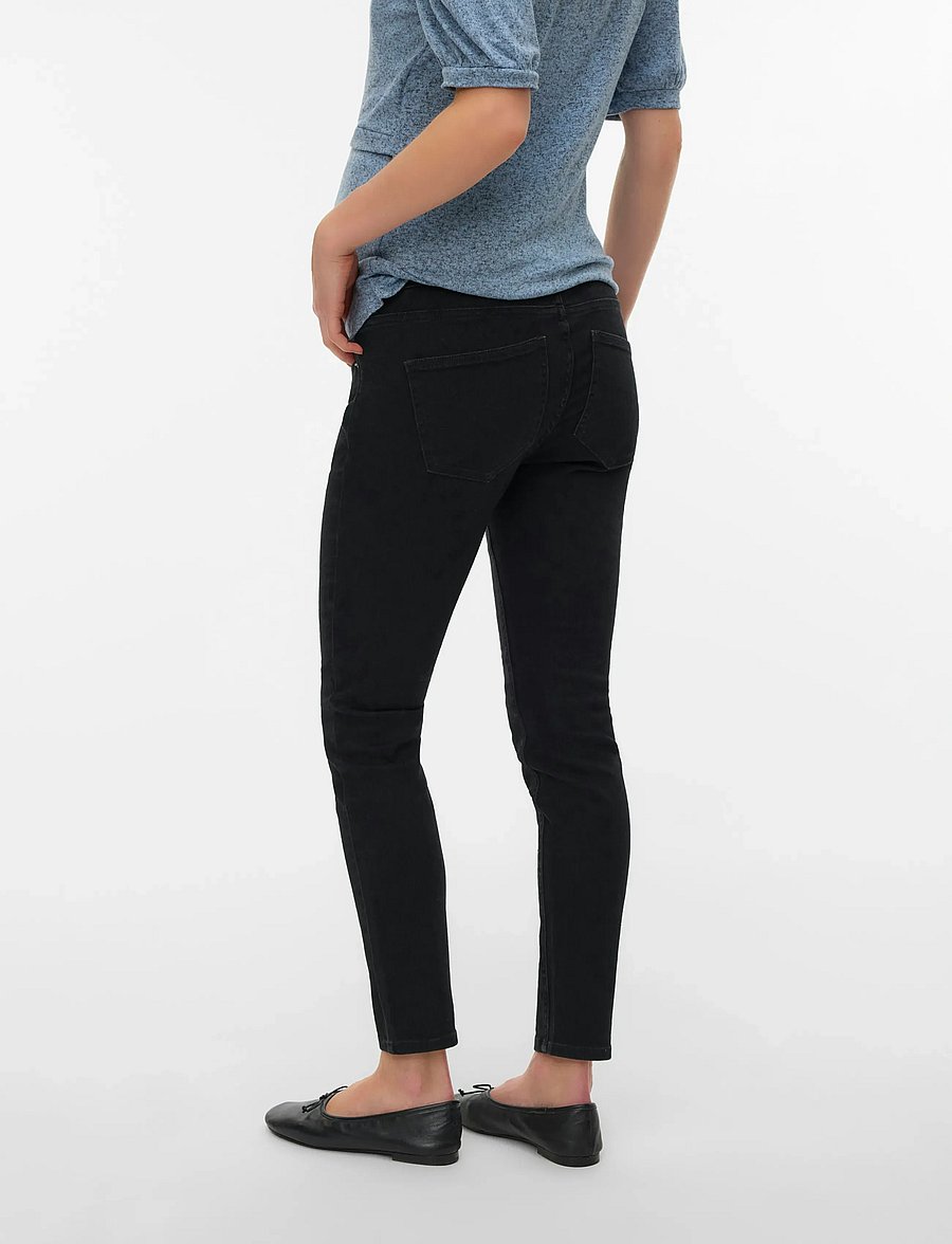 Vero Moda Maternity - VMMPOLLY MR SKINNY JEANS RA135 - buxur - black - 2