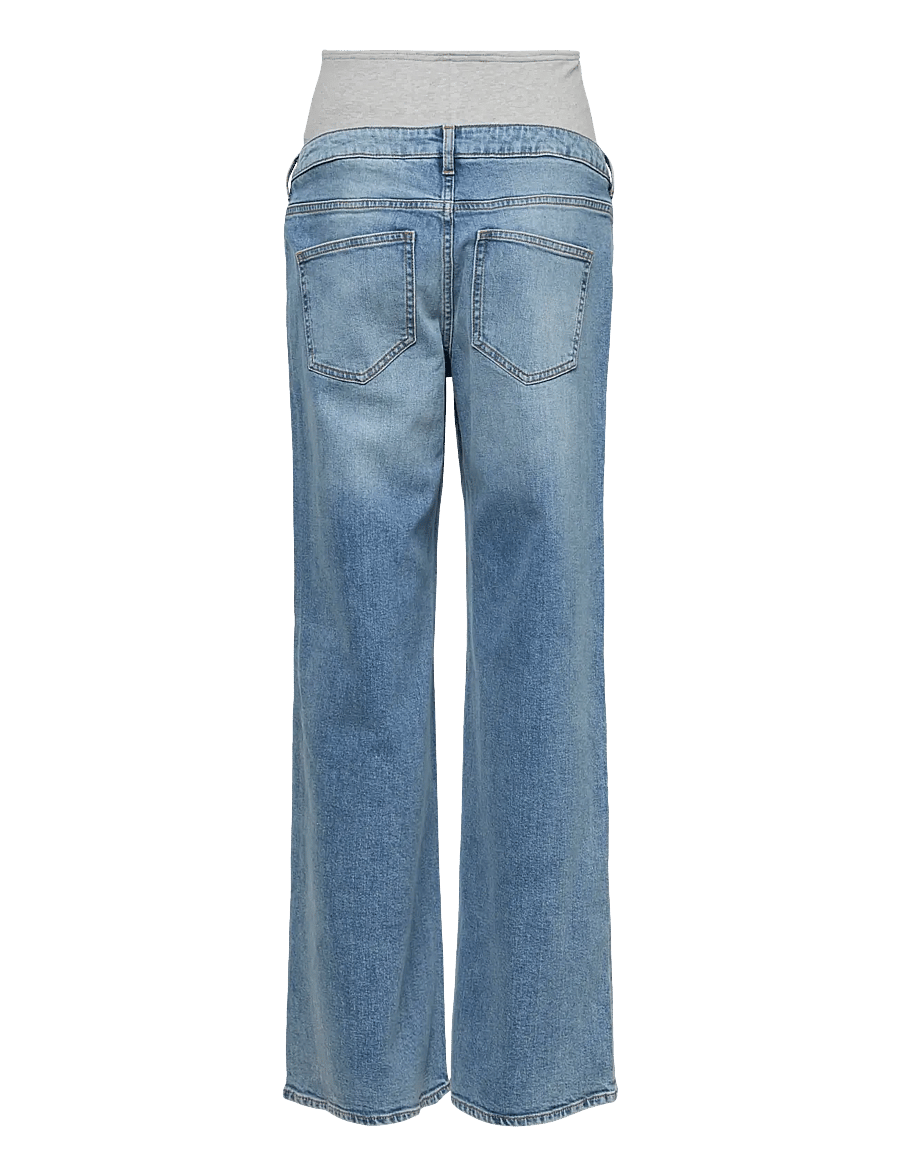 Vero Moda Maternity - VMMSANDIE-STRETCH MR WIDE DNM JNS RA3071 - light blue denim - 2