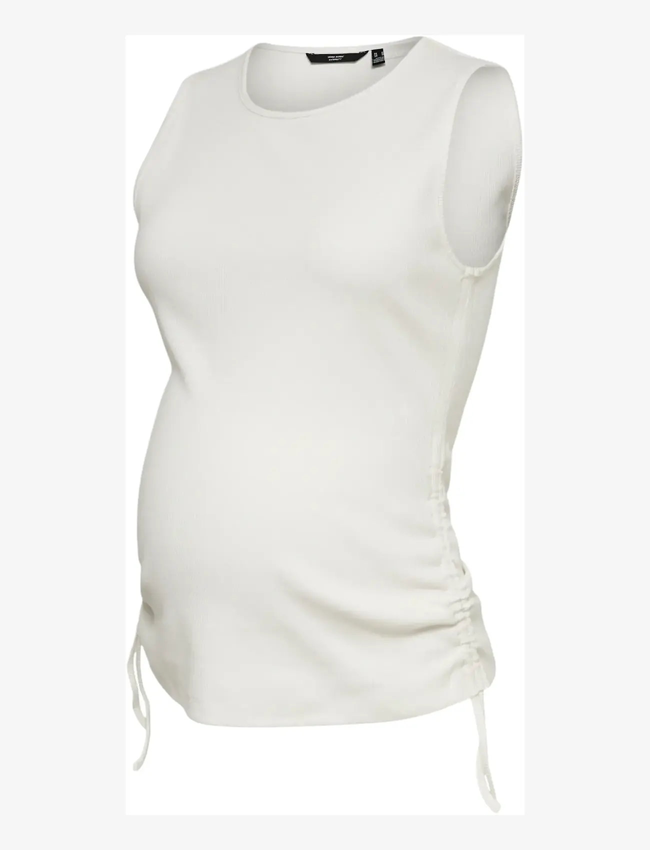 Vero Moda Maternity - VMMKENNEDY SL O-NECK TOP JRS - oberteile - snow white - 1