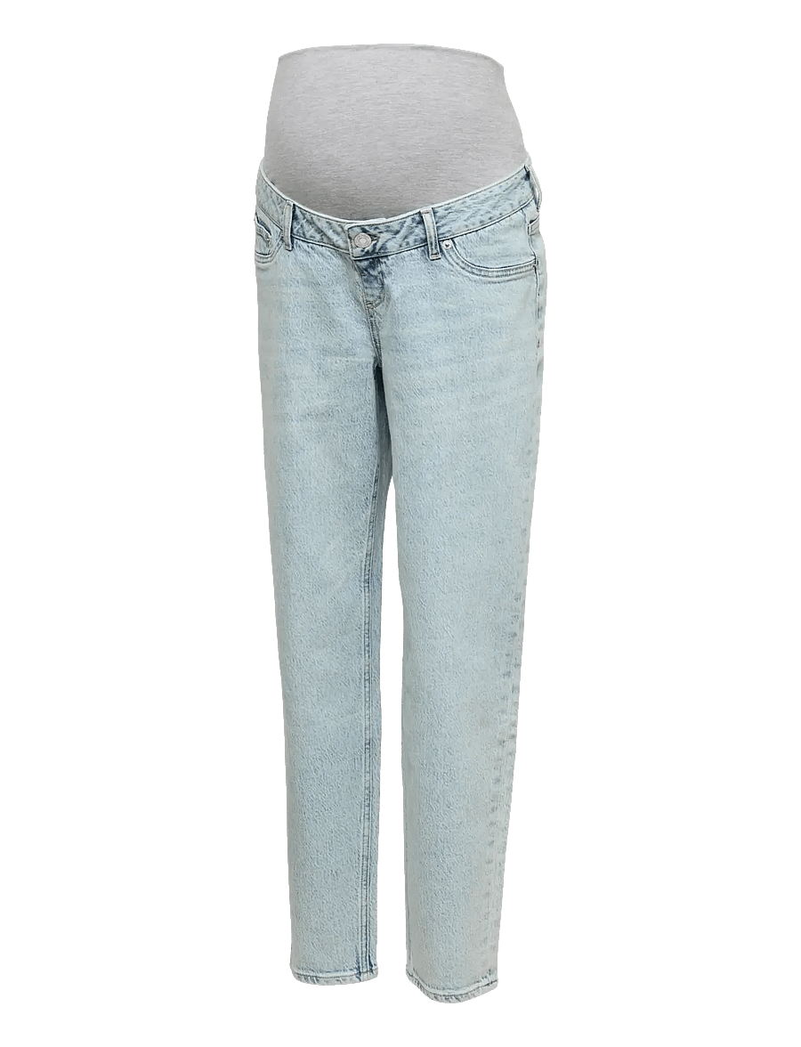 Vero Moda Maternity - VMMTESSA HR MOM JEANS RA339 NOOS - underdele - light blue denim - 0