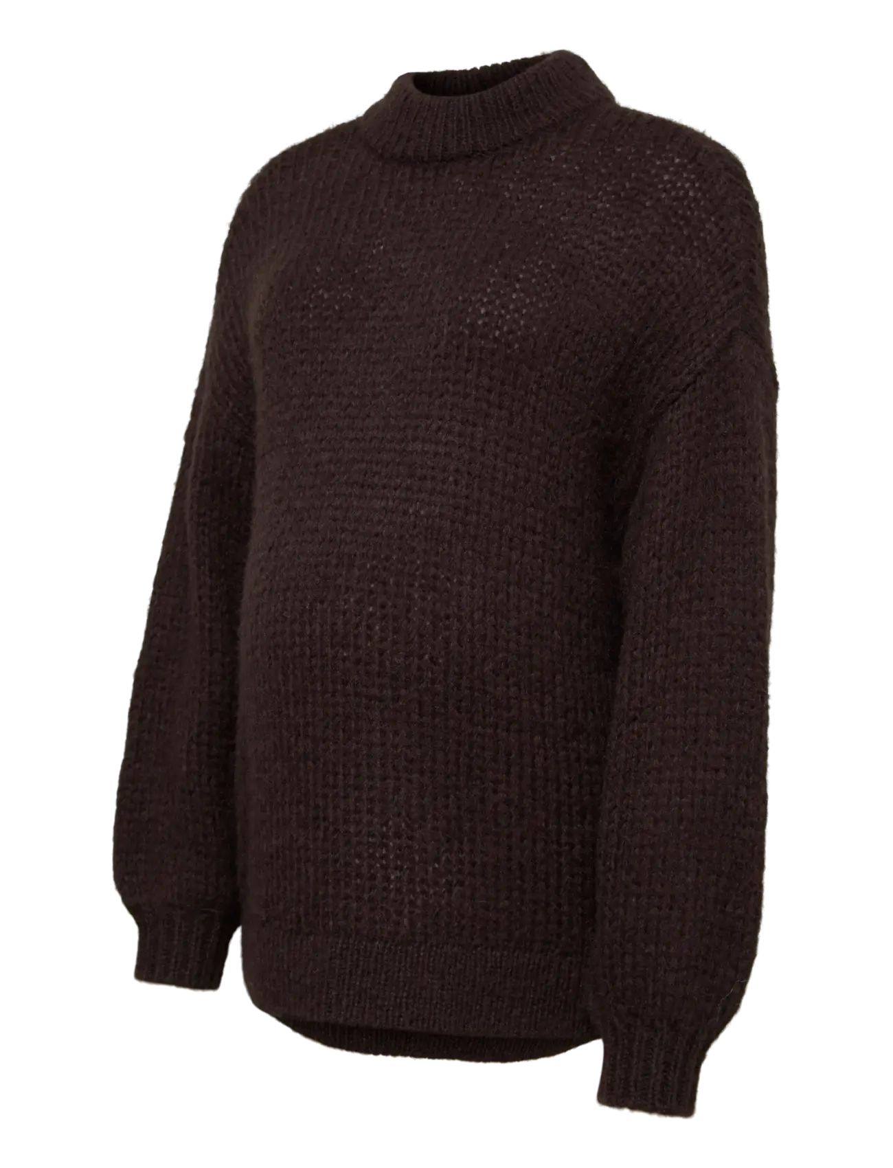 Vero Moda Maternity VMMAYBE LS HIGH NECK PULLOVER - Kampsunid - CHOCOLATE TORTE / brown