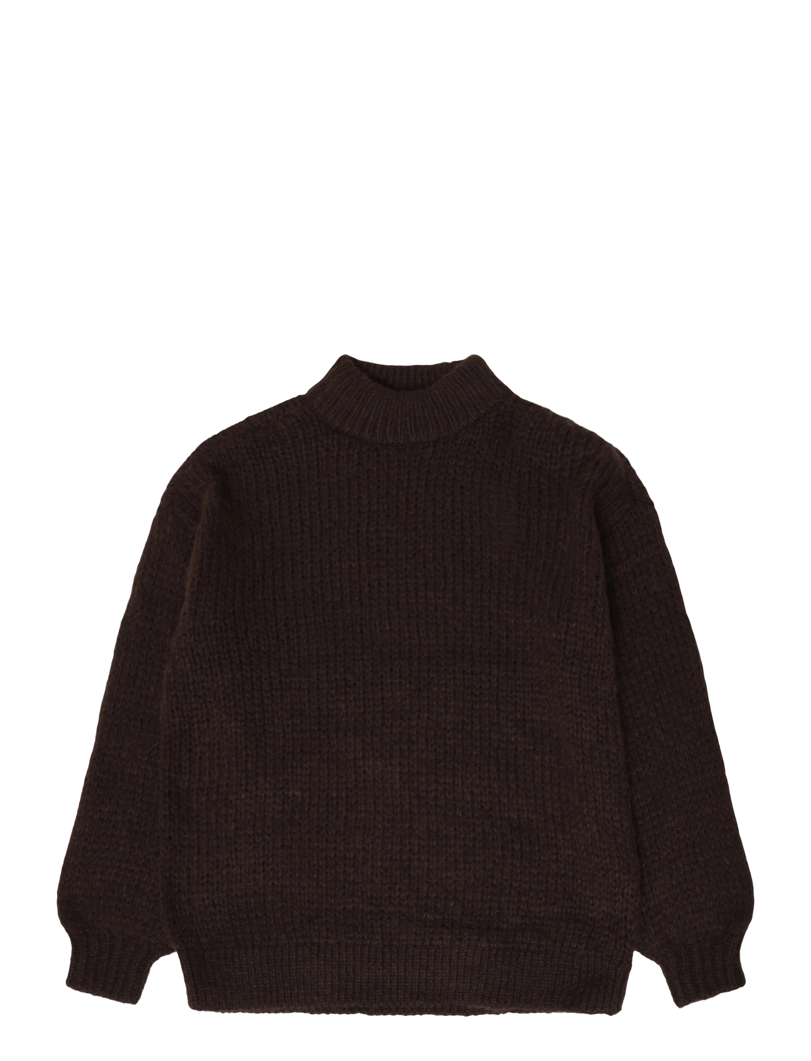 Vero Moda Maternity VMMAYBE LS HIGH NECK PULLOVER - Tøj - CHOCOLATE TORTE / brown