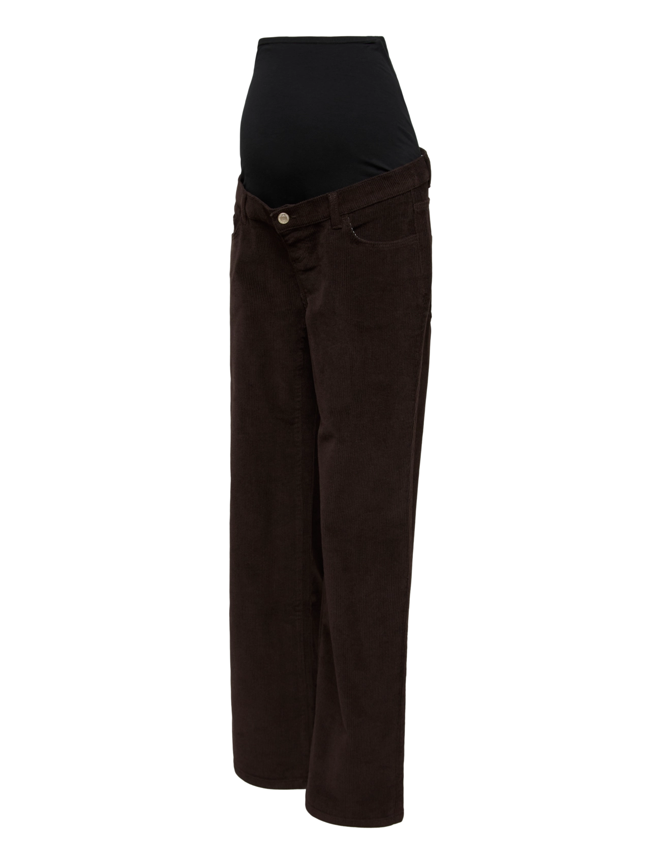 Vero Moda Maternity - VMMTESSA HR WIDE CORDUROY PANTS - chocolate torte - 1