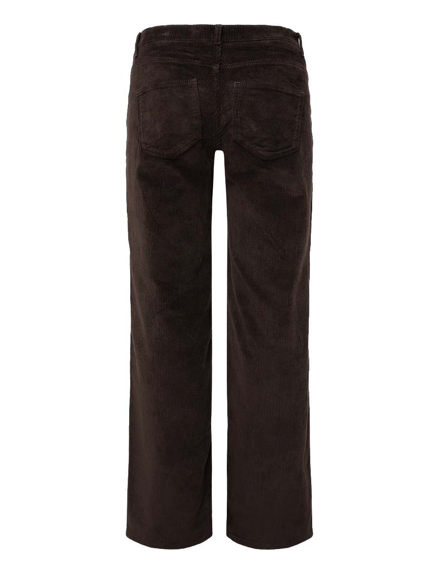 Vero Moda Maternity - VMMTESSA HR WIDE CORDUROY PANTS - buxur með víðum skálmum - chocolate torte - 2