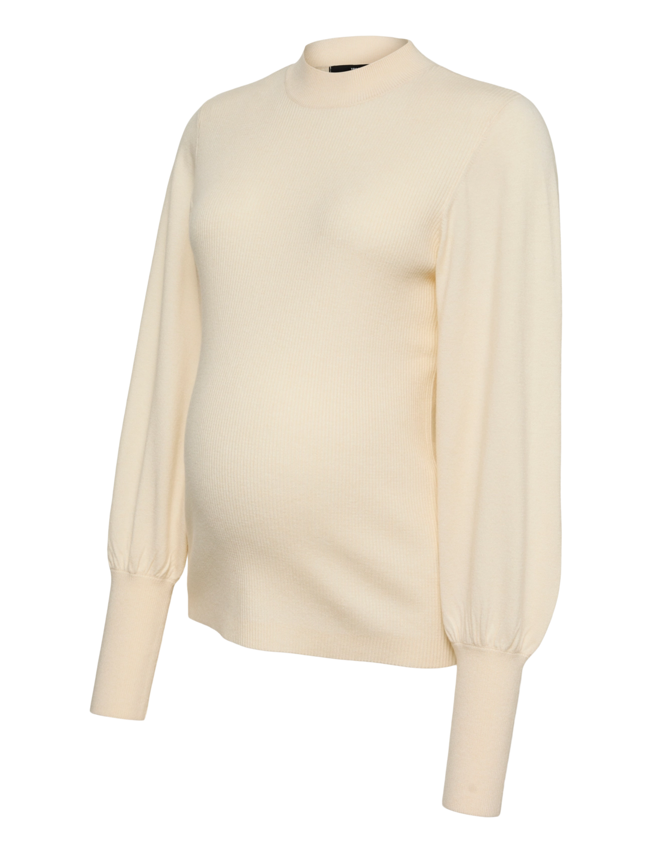 Vero Moda Maternity VMMHOLLYKARIS LS FUNNELNECK PULLOVER - Til Mor - BIRCH / cream