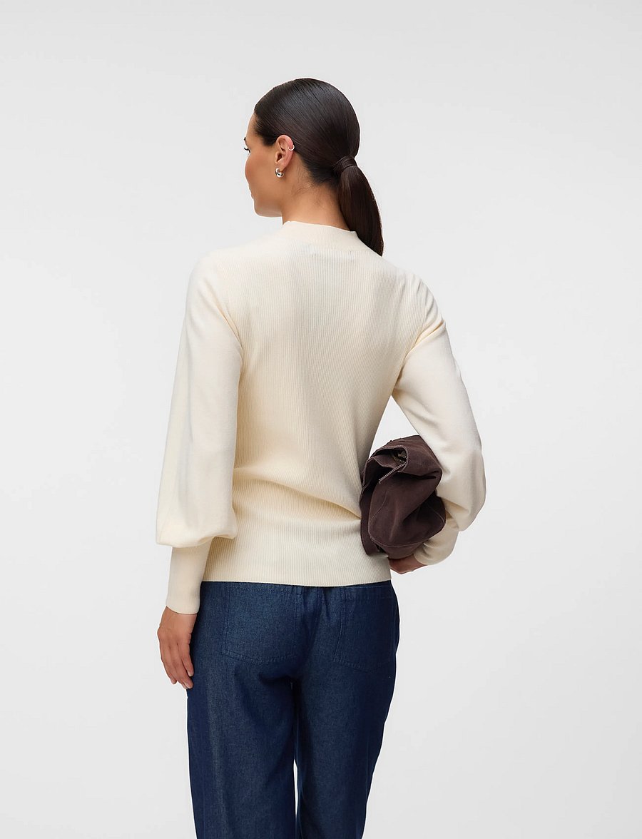 Vero Moda Maternity - VMMHOLLYKARIS LS FUNNELNECK PULLOVER - overdele - birch - 2
