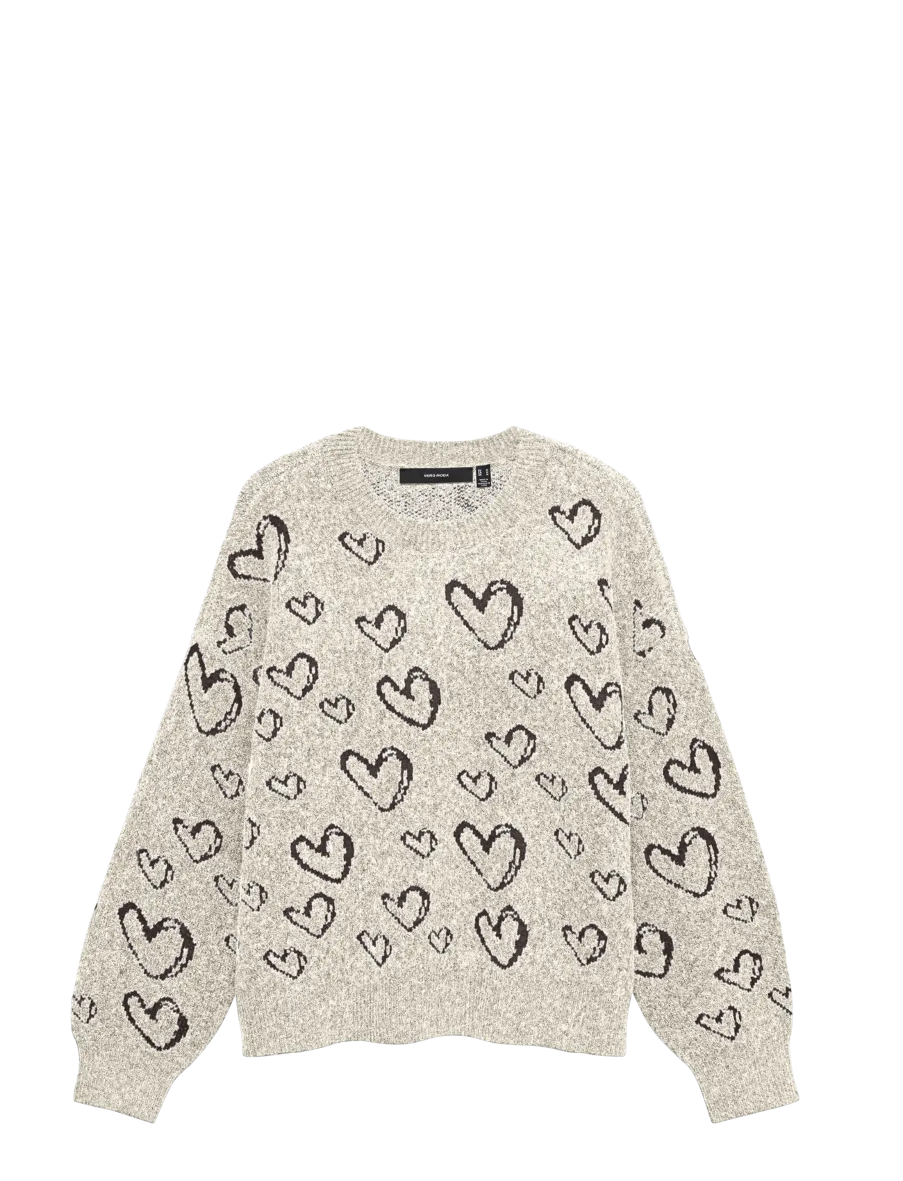 Vero Moda Maternity VMMDOFFY JAQUARD LS O-NCK PULLOVER - Kampsunid - BIRCH / beige