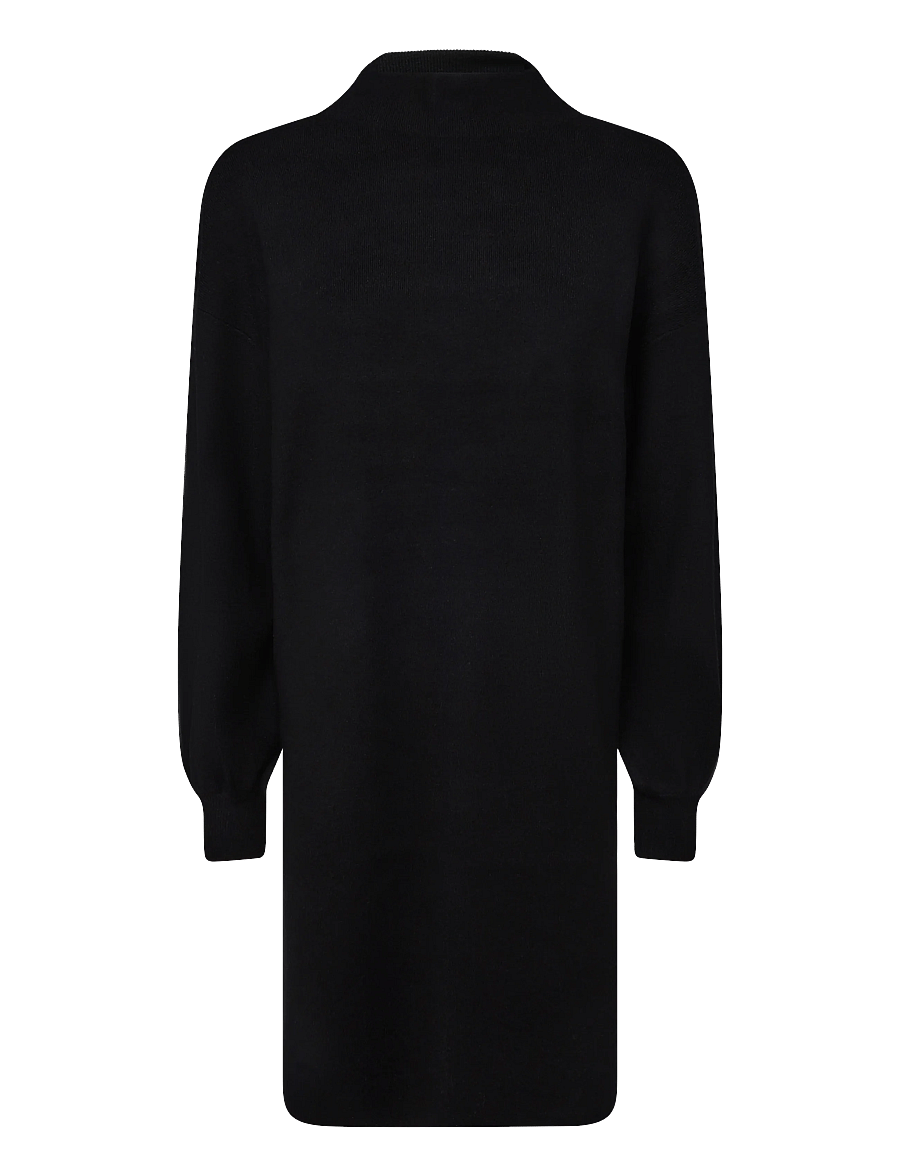 Vero Moda Maternity - VMMNANCY LS FUNNELNECK DRESS NOOS - knitted dresses - black - 0
