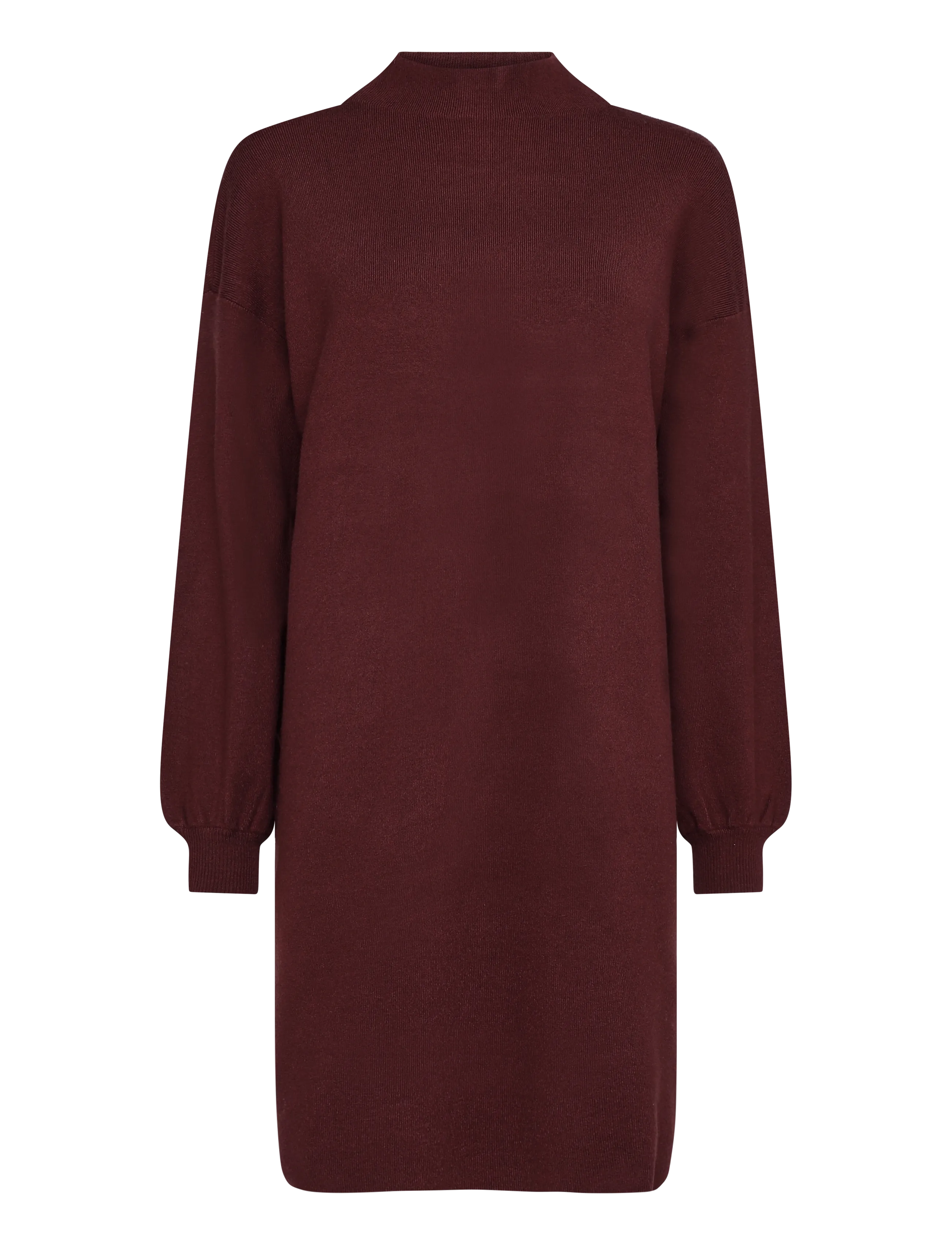 Vero Moda Maternity VMMNANCY LS FUNNELNECK DRESS NOOS - Kleider - WINETASTING / burgundy