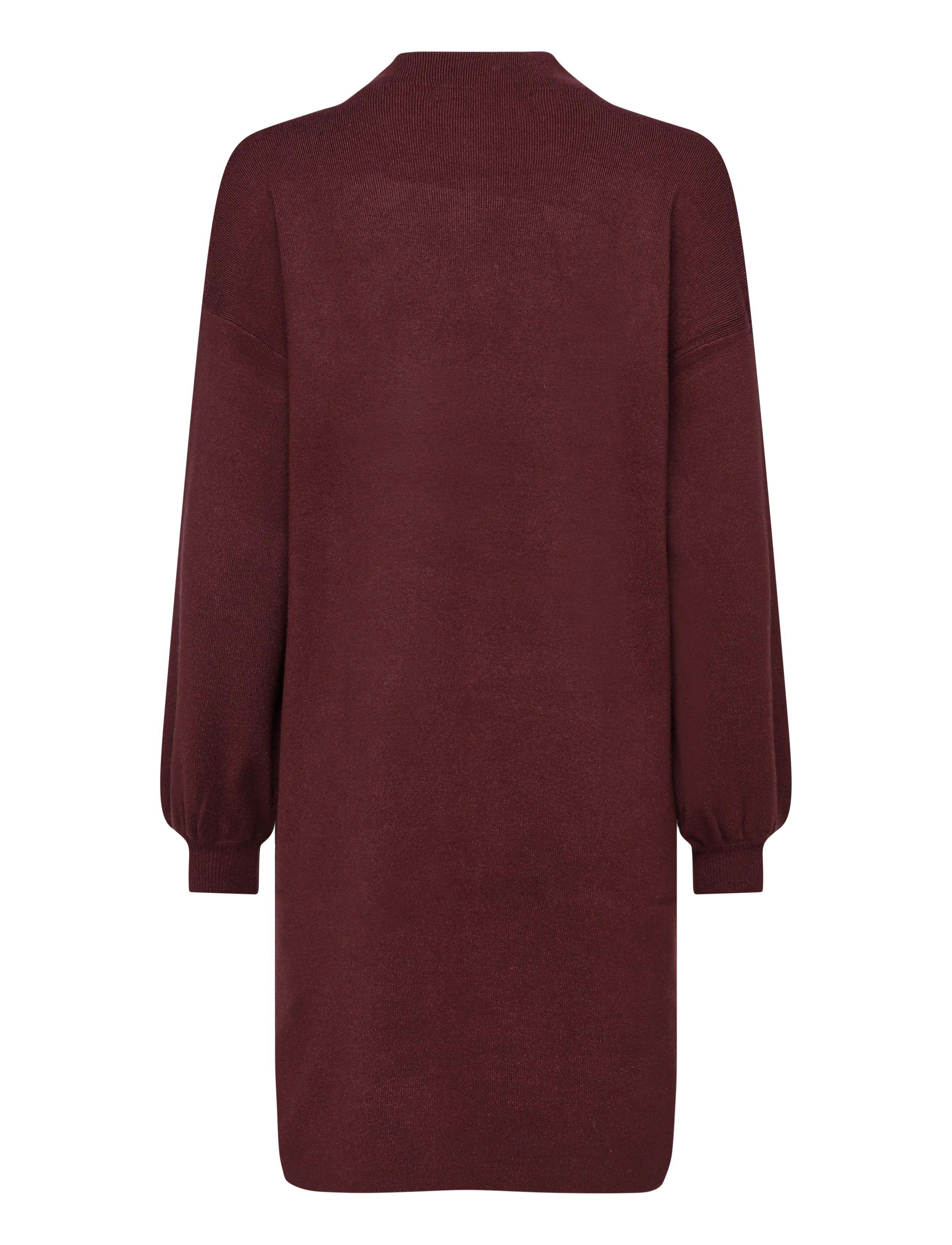 Vero Moda Maternity - VMMNANCY LS FUNNELNECK DRESS NOOS - strickkleider - winetasting - 1