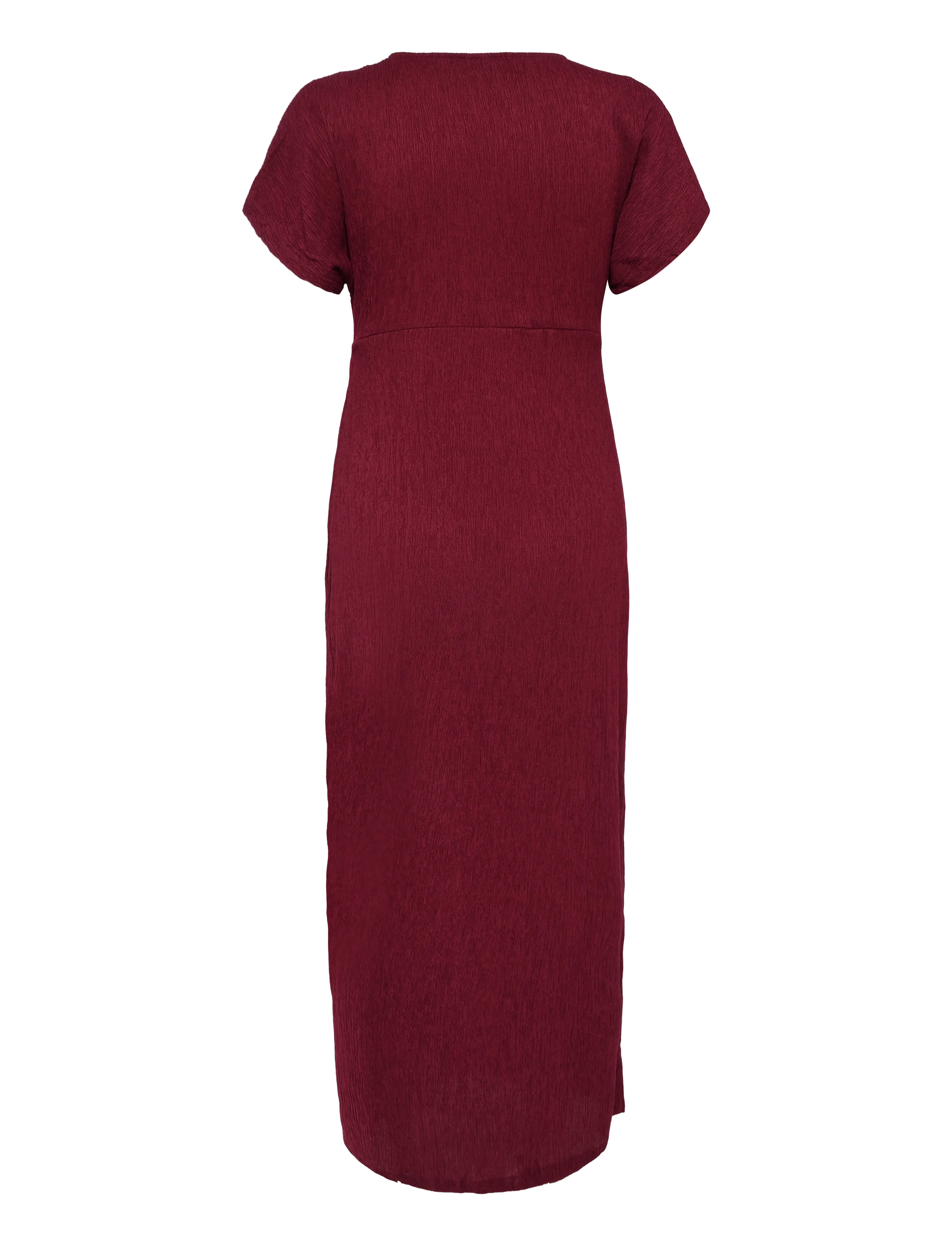 Vero Moda Maternity - VMMAMANDA CS O-NECK ANKLE DRESS JRS - maxi dresses - biking red - 2