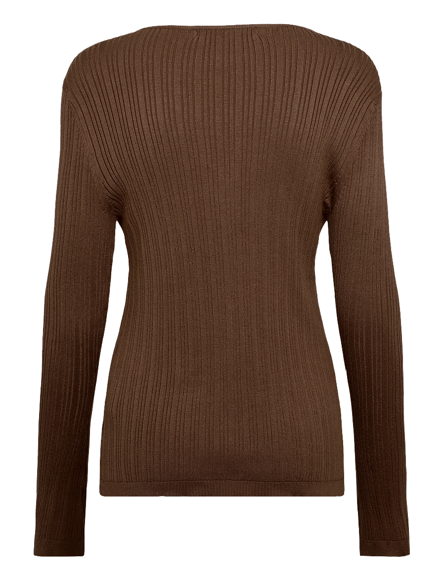 Vero Moda Maternity - VMMWILLOW LS V-NECK LONG CARDIGAN - overdele - cocoa brown - 2