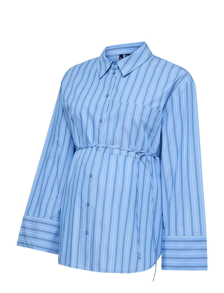 Vero Moda Maternity - VMMGINA BELT LS SHIRT WVN - provence - 1