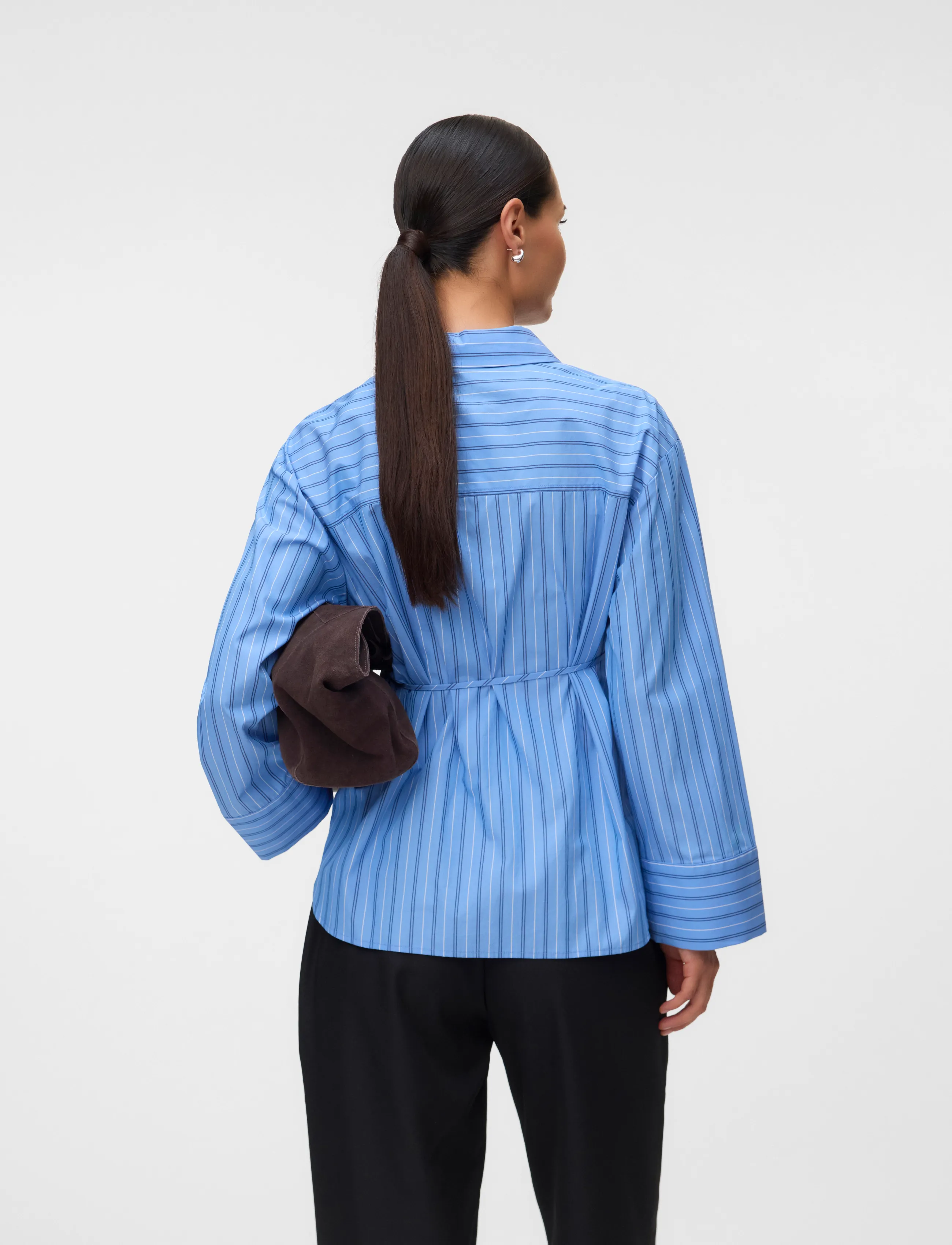 Vero Moda Maternity - VMMGINA BELT LS SHIRT WVN - provence - 3