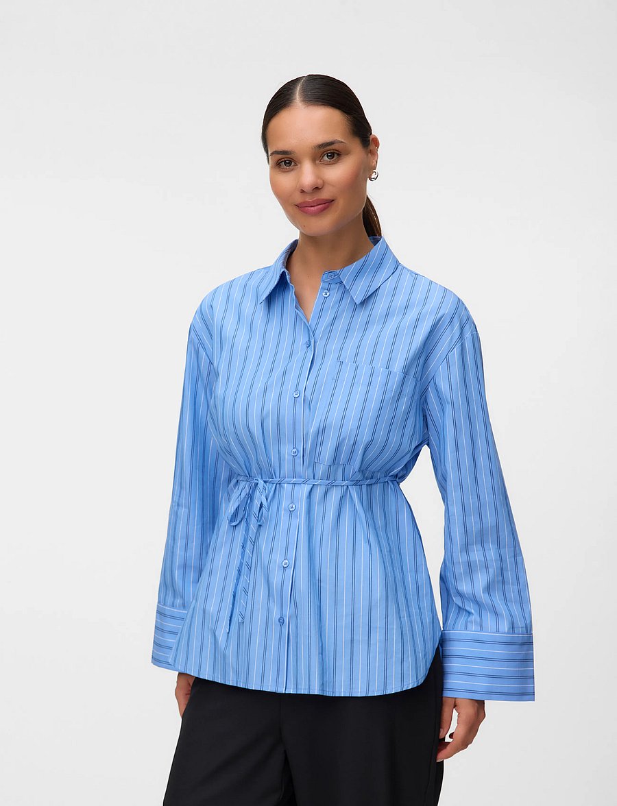 Vero Moda Maternity - VMMGINA BELT LS SHIRT WVN - provence - 5