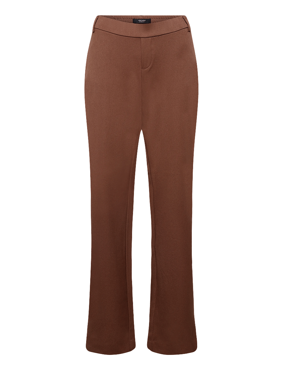 Vero Moda Maternity - VMMMAYA MW STRAIGHT SOLID PANT - hose mit geradem bein - cocoa brown - 0