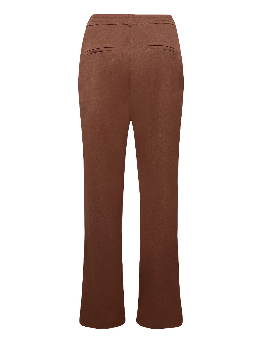 Vero Moda Maternity - VMMMAYA MW STRAIGHT SOLID PANT - hose mit geradem bein - cocoa brown - 1