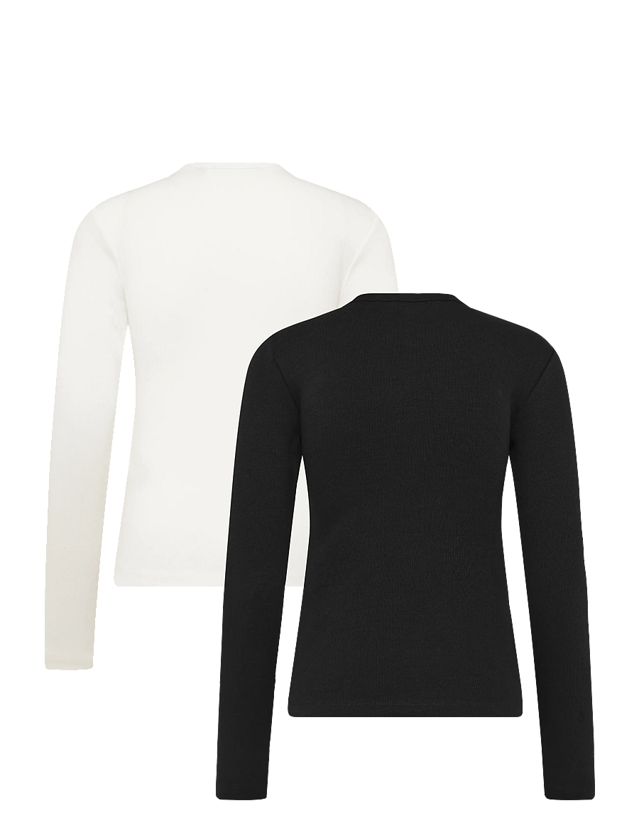 Vero Moda Maternity - VMMCHLOE LS TOP JRS NOOS 2P - yläosat - black - 2