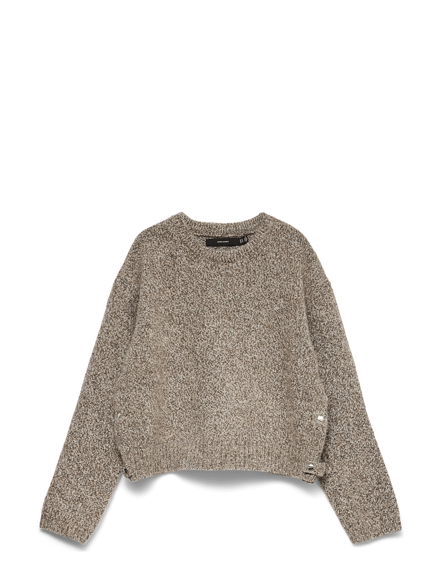 Vero Moda Maternity - VMMSABRA LS O-NECK PULLOVER - stickade tröjor - cocoa brown - 1