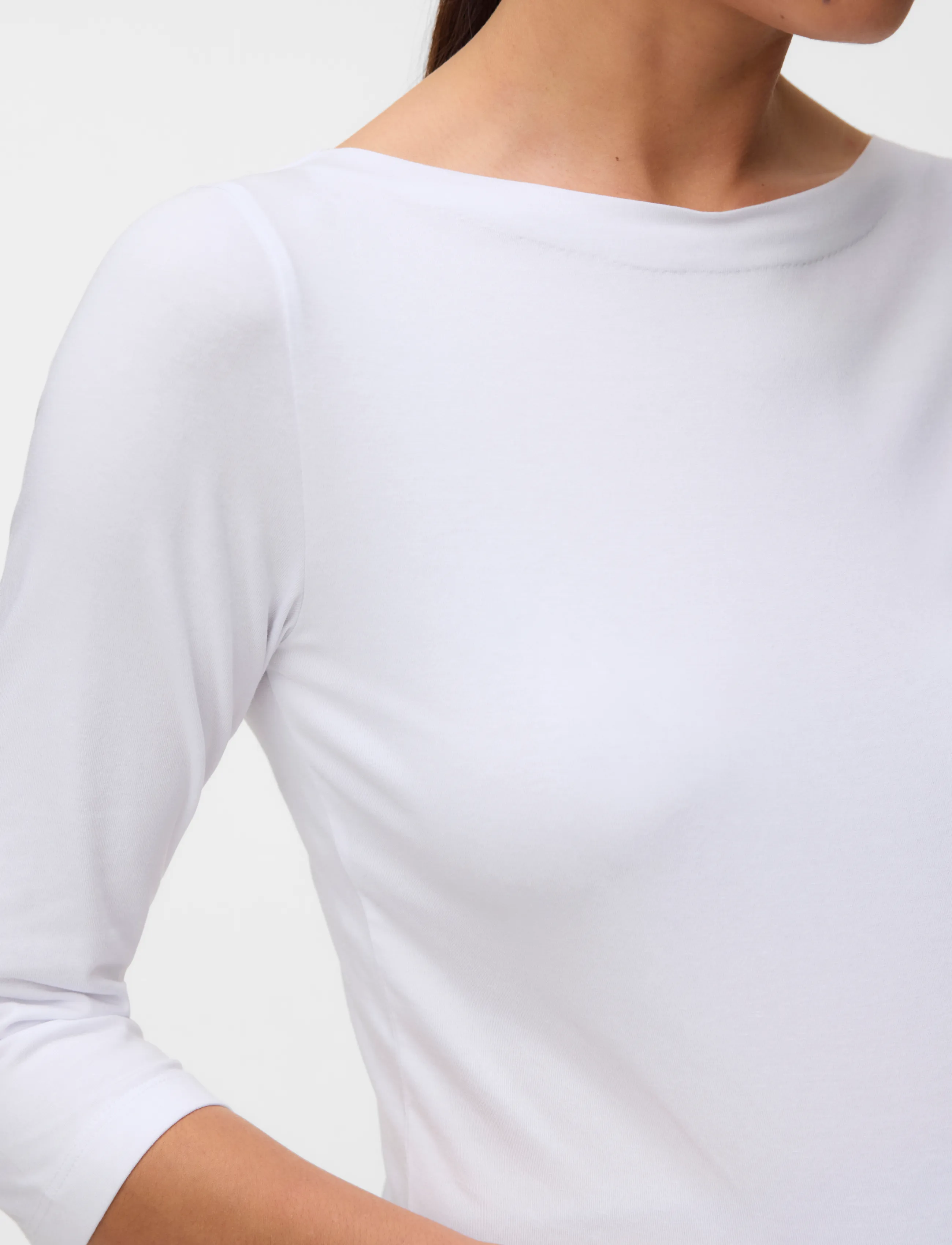 Vero Moda Maternity - VMMPANDA MODAL 3/4 TOP JRS - tops - bright white - 5