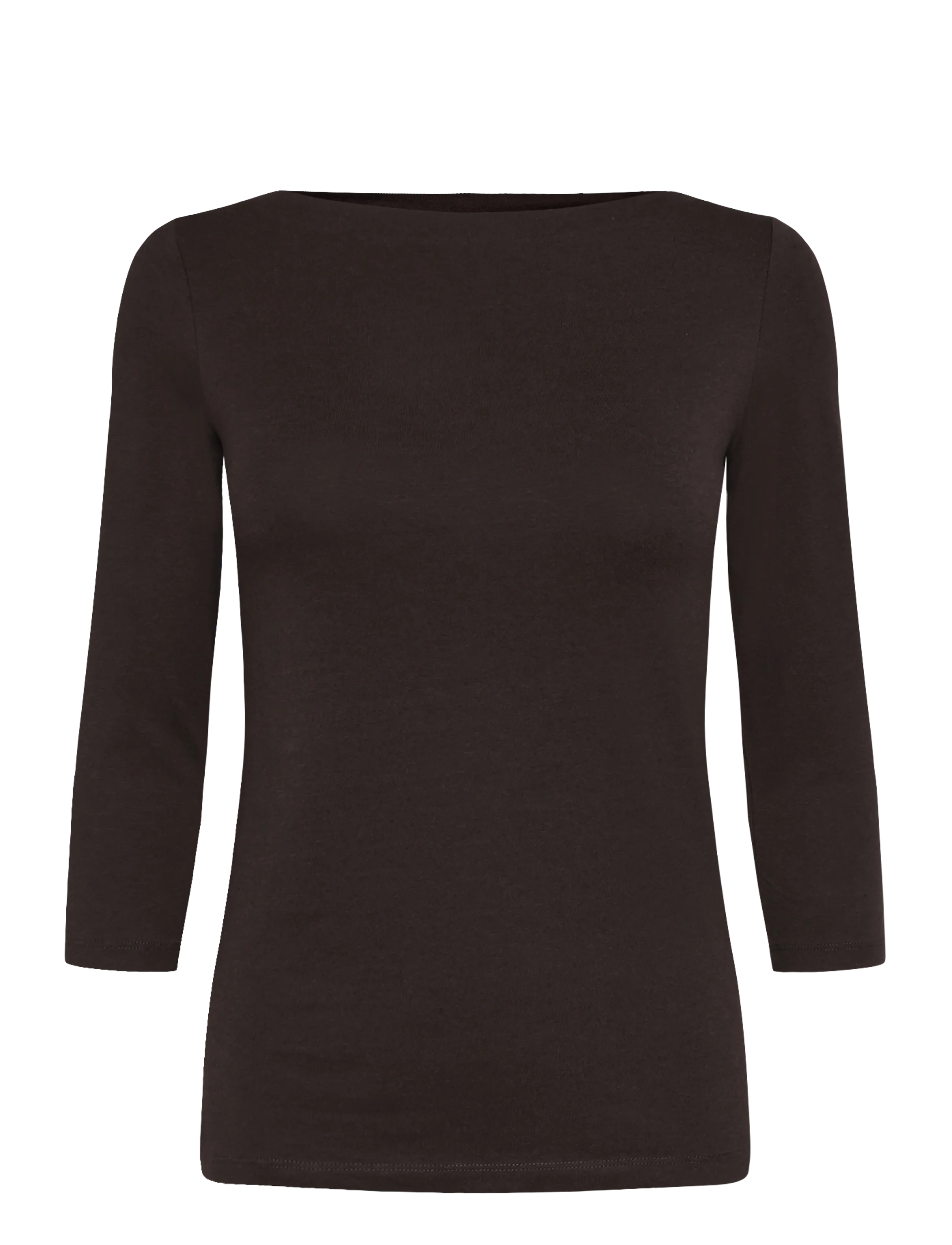 Vero Moda Maternity VMMPANDA MODAL 3/4 TOP JRS - langärmlige tops - chocolate torte - Umstandsmode - CHOCOLATE TORTE / brown