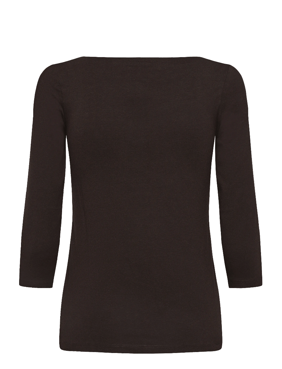 Vero Moda Maternity - VMMPANDA MODAL 3/4 TOP JRS - langärmlige tops - chocolate torte - 1