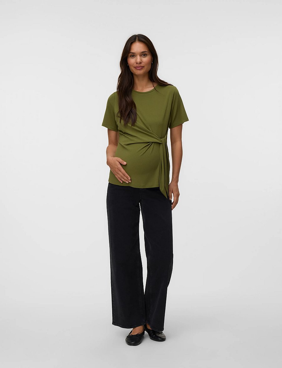 Vero Moda Maternity - VMMJILL SS TOP JRS - oberteile - sphagnum - 3