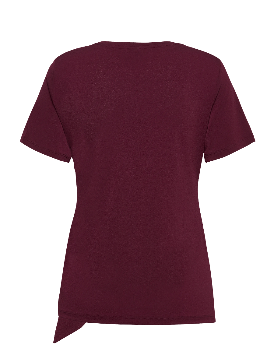 Vero Moda Maternity - VMMJILL SS TOP JRS - overdele - windsor wine - 2