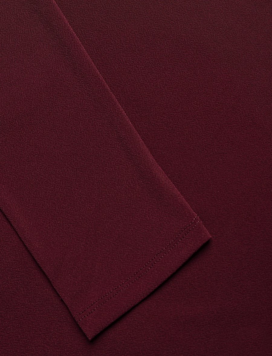 Vero Moda Maternity - VMMJILL LS DRESS JRS - kurze kleider - windsor wine - 3
