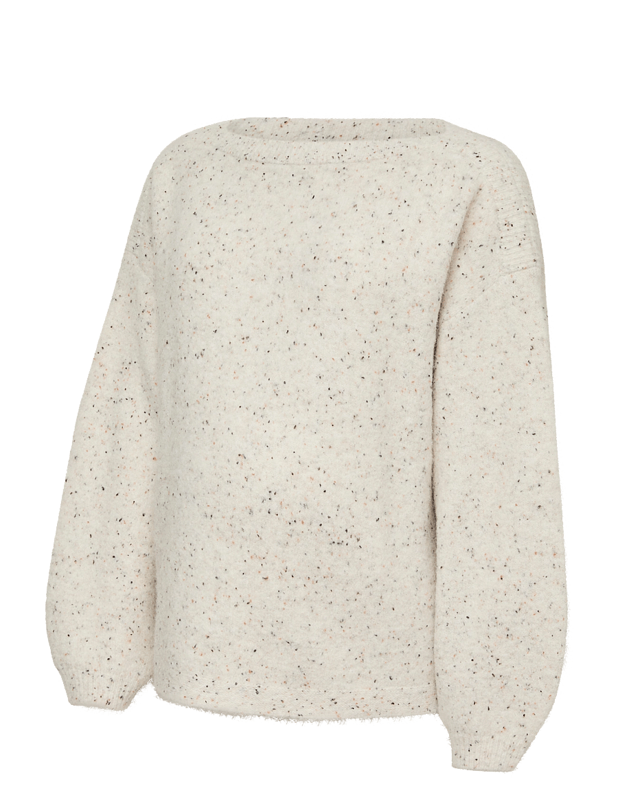 Vero Moda Maternity - VMMETTA LS BOATNECK PULLOVER - topid - birch - 0